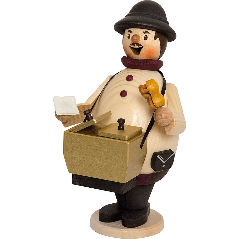 Kuhnert Räuchermännchen Bockwurstverkäufer Max (16cm) Räuchermann von Drechslerei Kuhnert