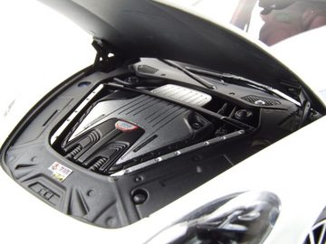 Minichamps Modellauto Porsche Panamera Turbo S 2020 weiß metallic Modellauto 1:18 Minichamps, Maßstab 1:18