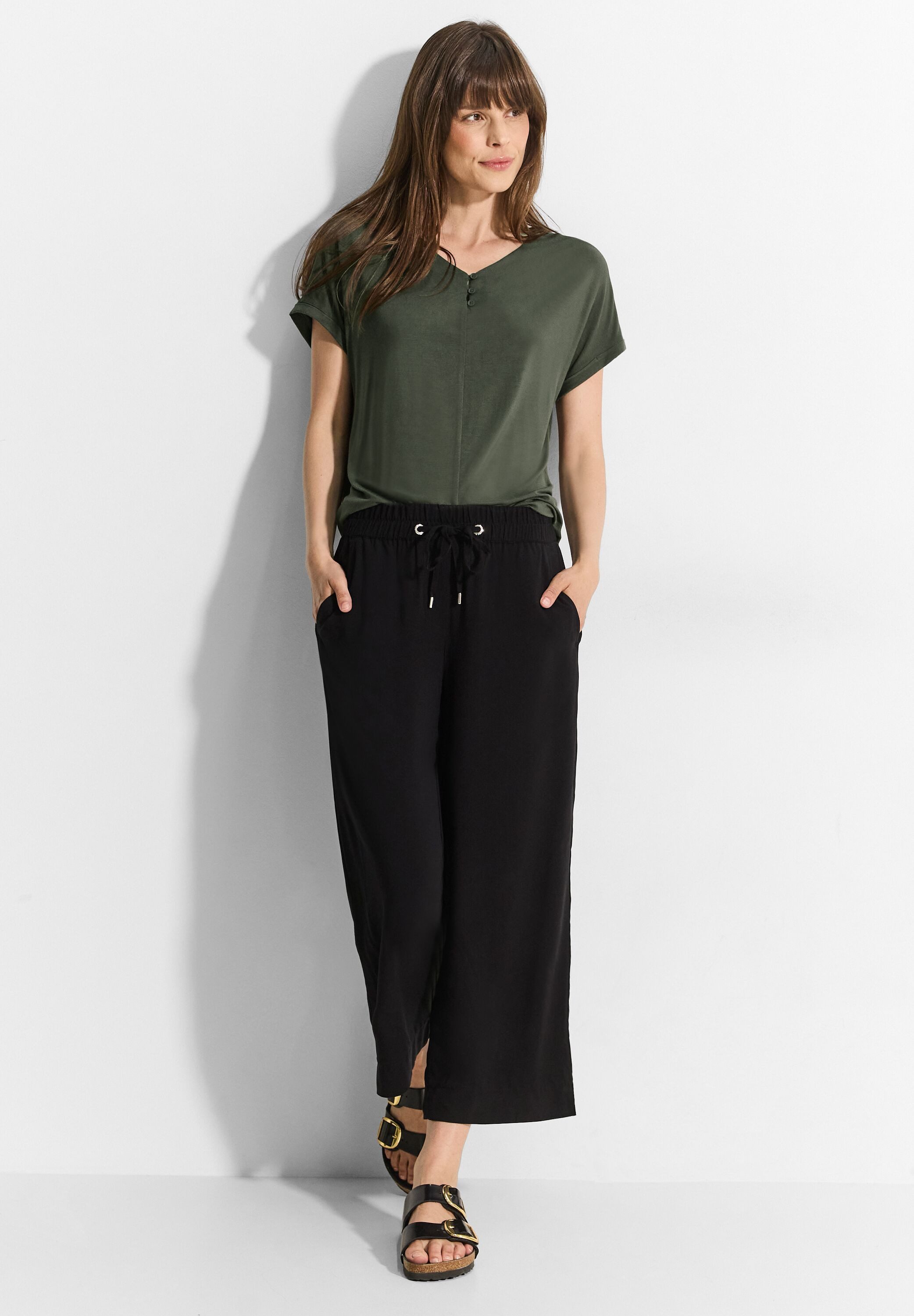 CECIL T-Shirt aus softer Viskose