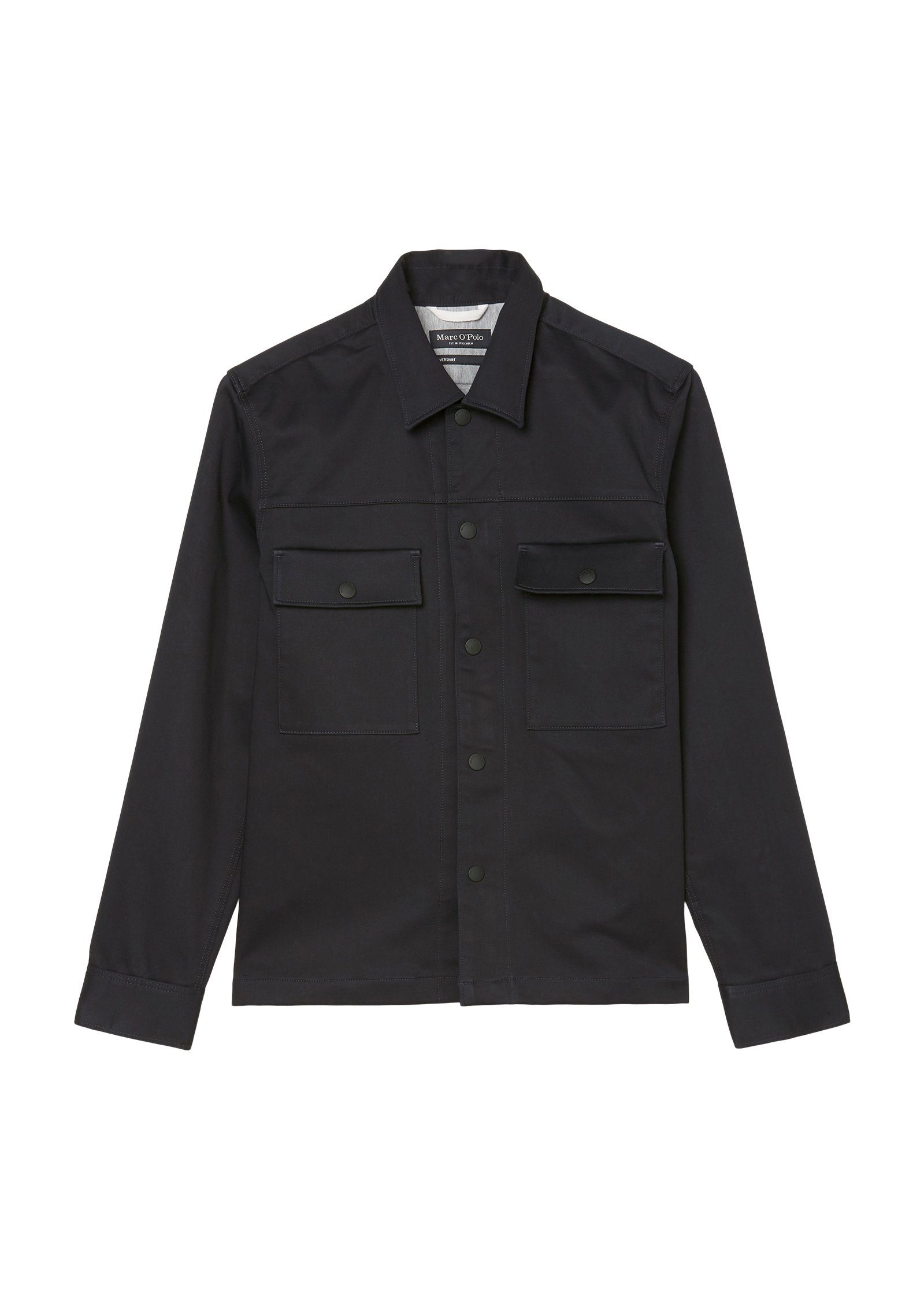 Herren Hemden Marc O'Polo Kurzarmhemd aus hochwertiger Baumwolle-Mix-Qualität