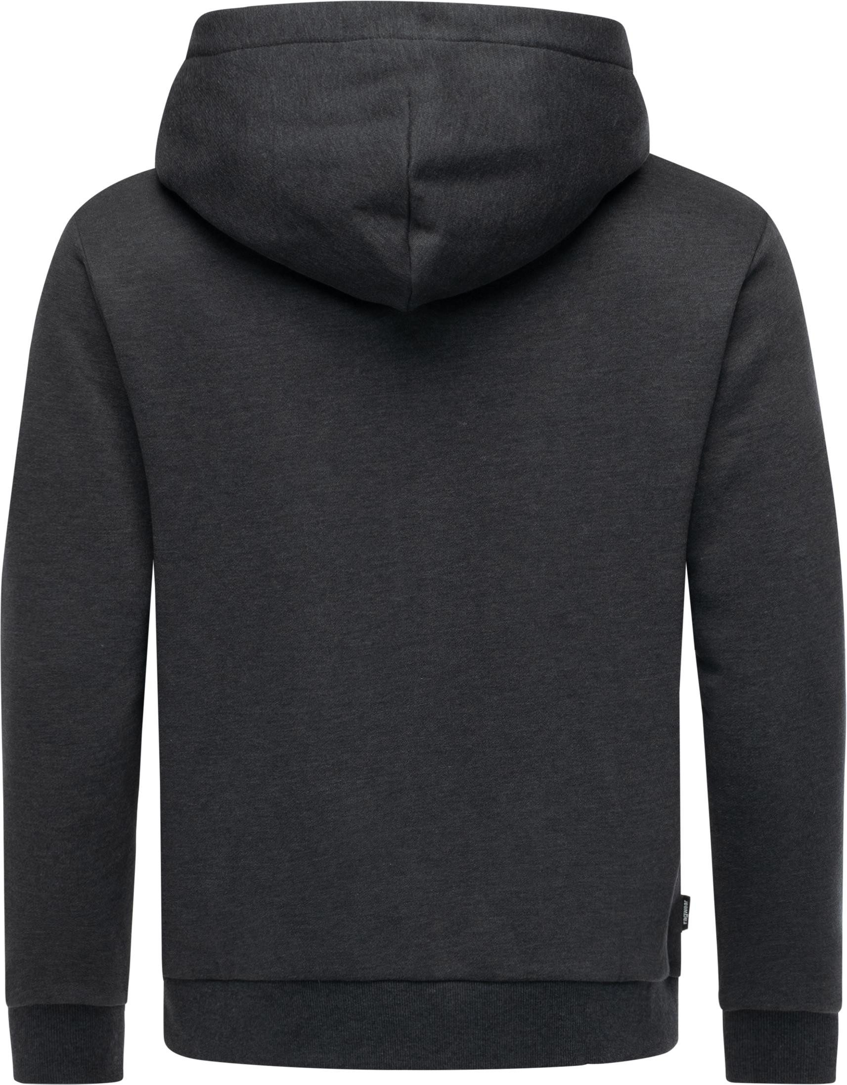 Ragwear Sweatjacke Natten EMB Weiche Herren Kapuzenjacke mit Stickerei