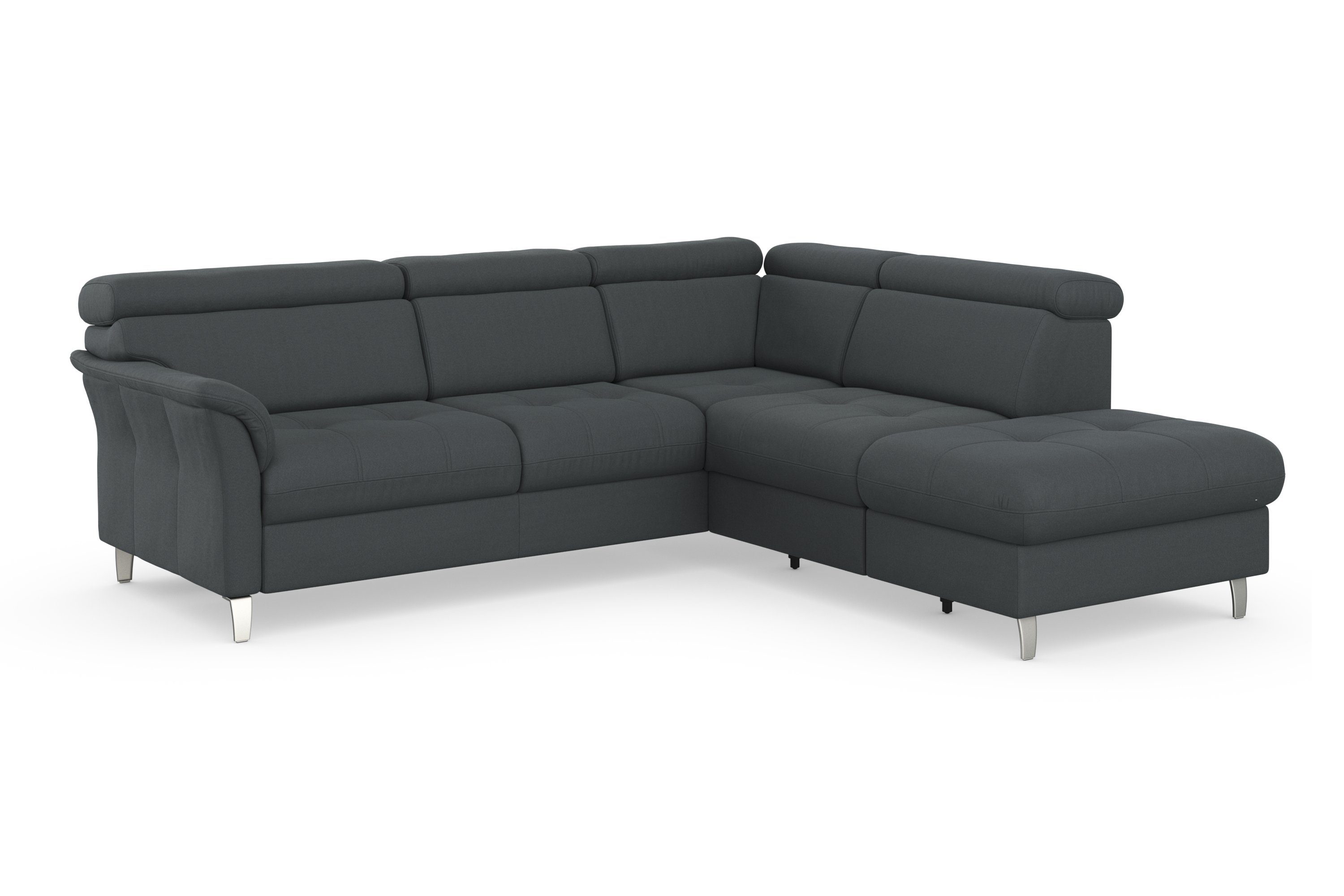 sit&more Ecksofa Marano, wahlweise Bettkasten Kopfteilverstellung, inklusive mit Bettfunktion