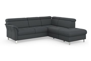 sit&more Ecksofa Marano L-Form, inklusive Kopfteilverstellung, wahlweise mit Bettfunktion, Bettkasten