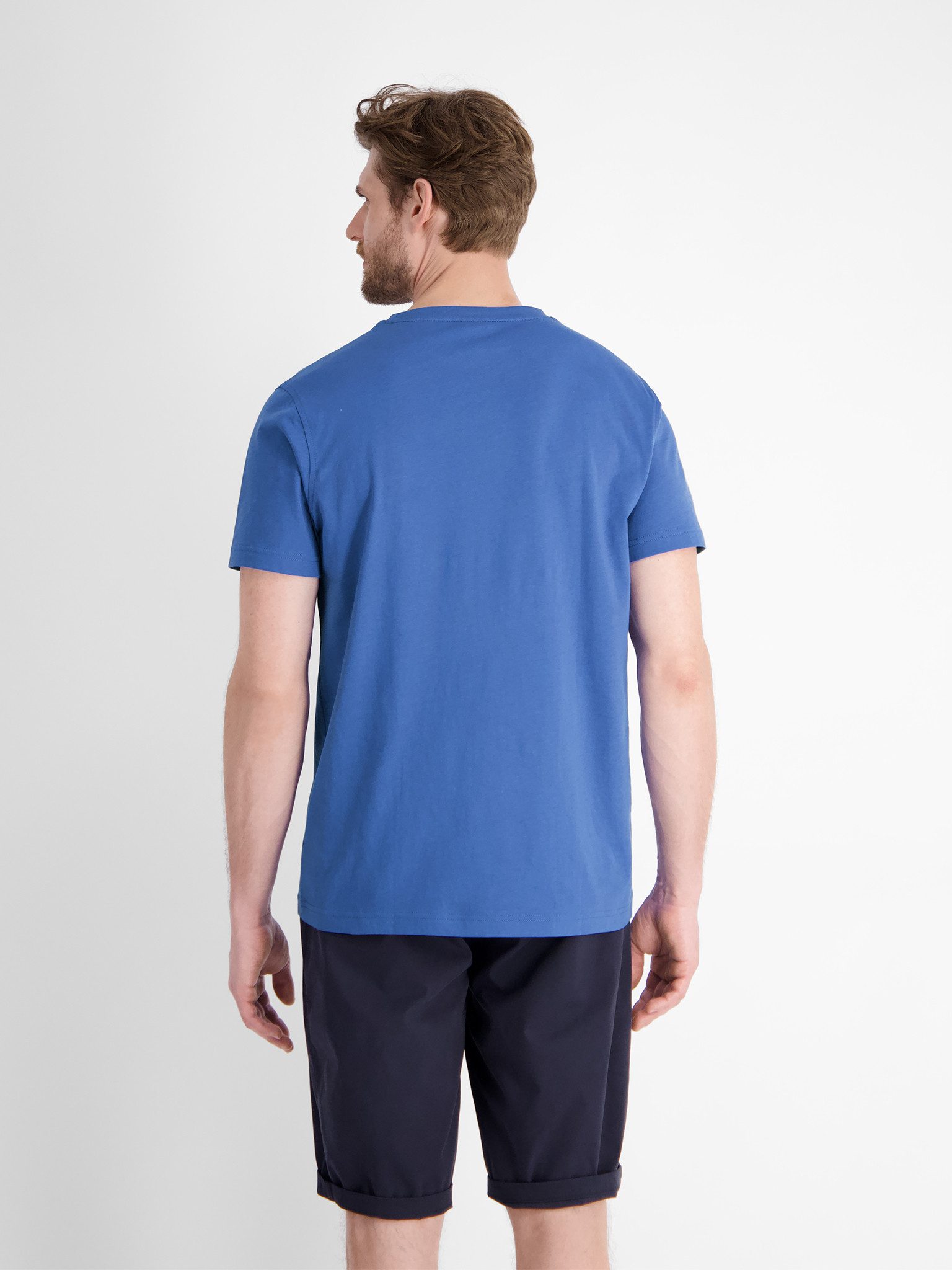 LERROS Kurzarmshirt mit Logostickerei auf der günstig online kaufen