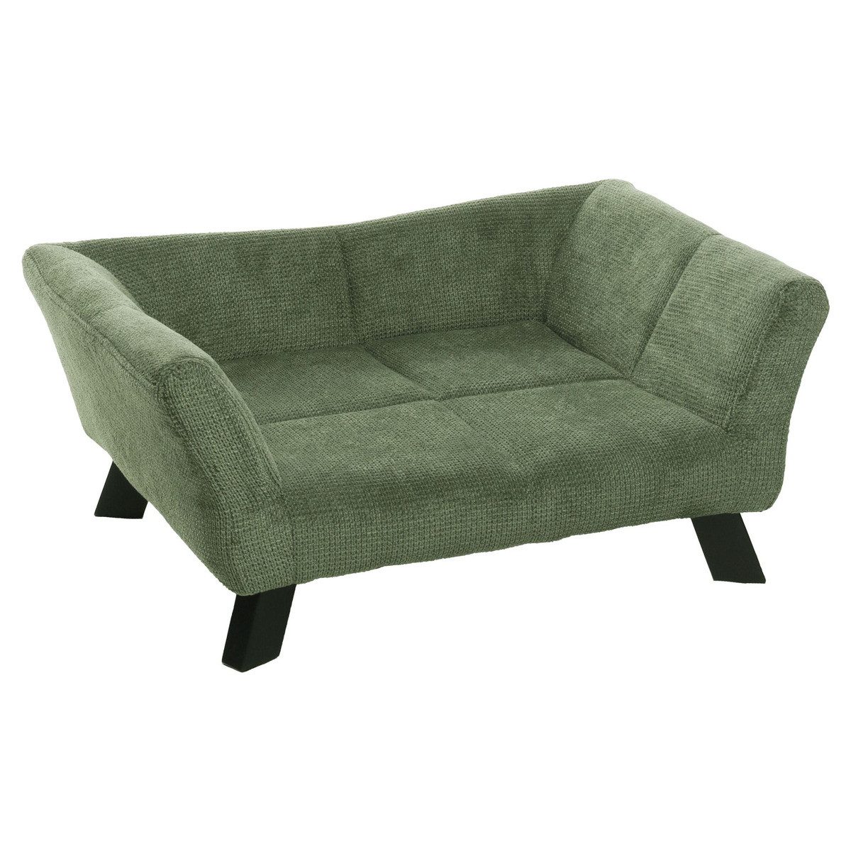 Flamingo Tierbett Hundesofa Damario rechteckig grün