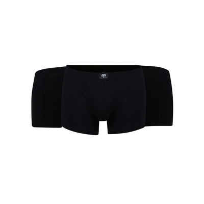 CECEBA Boxershorts CECEBA Herren Pants schwarz uni 3er Pack (3-St)