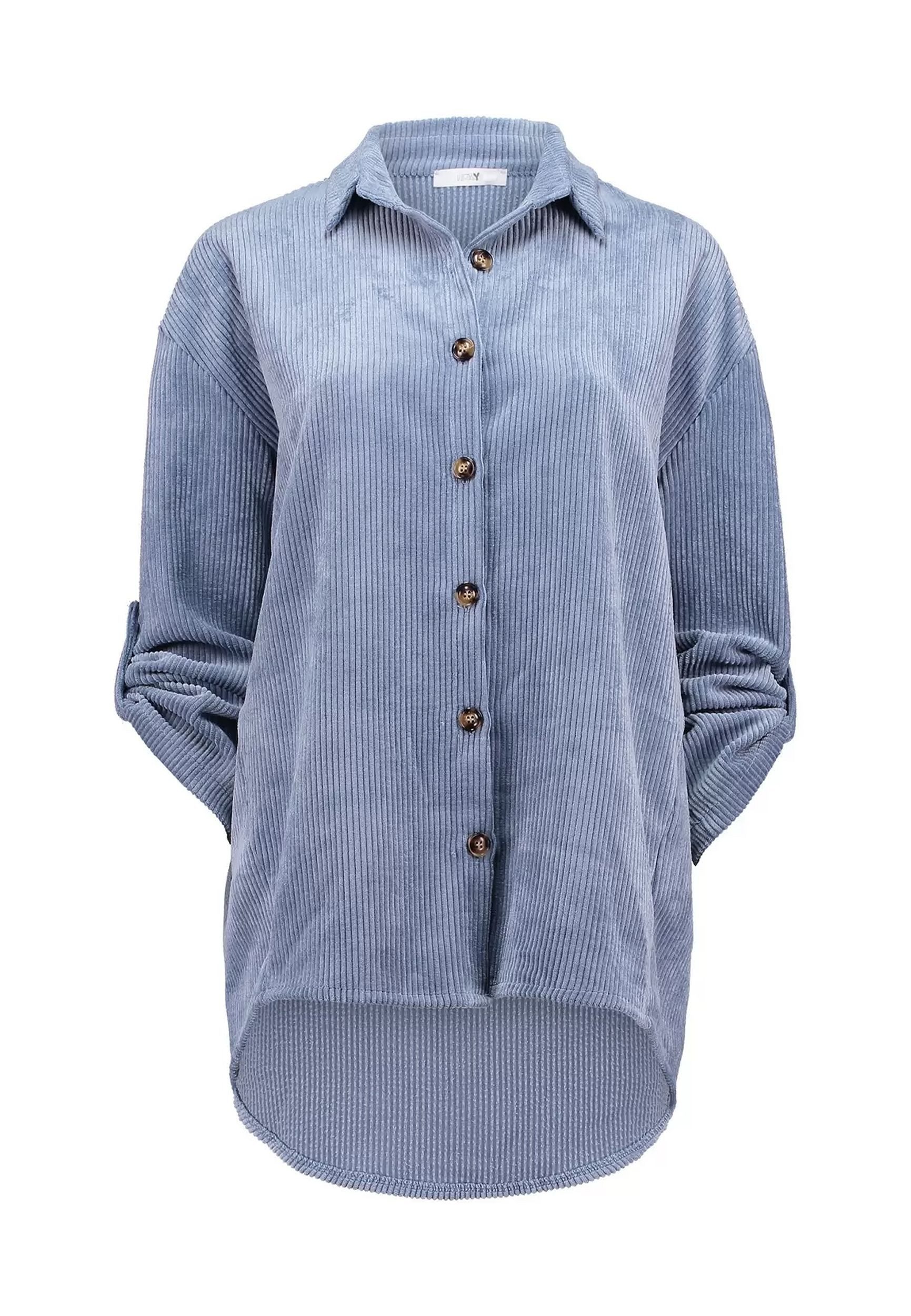 HaILY’S Blusenshirt Locker geschnitten mit abgerundetem Saum und fixierbare günstig online kaufen