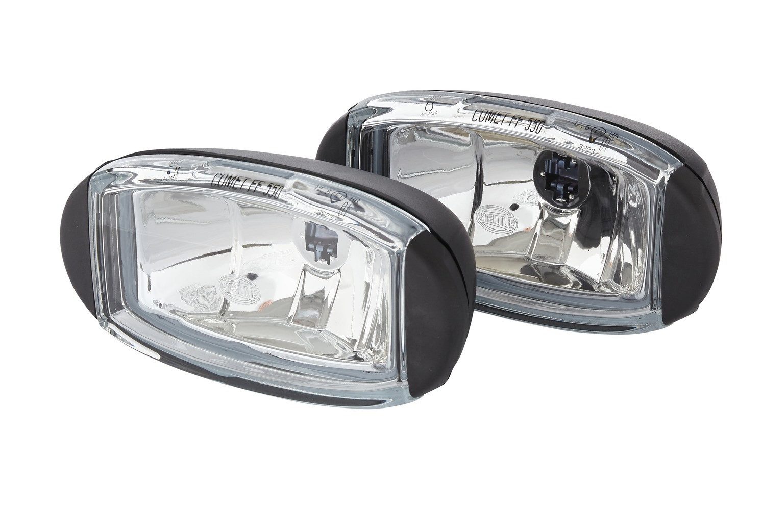 Hella LED Scheinwerfer HELLA 1FD 010 953-801 FF/Halogen-Fernscheinwerfersatz - Comet FF 550 -