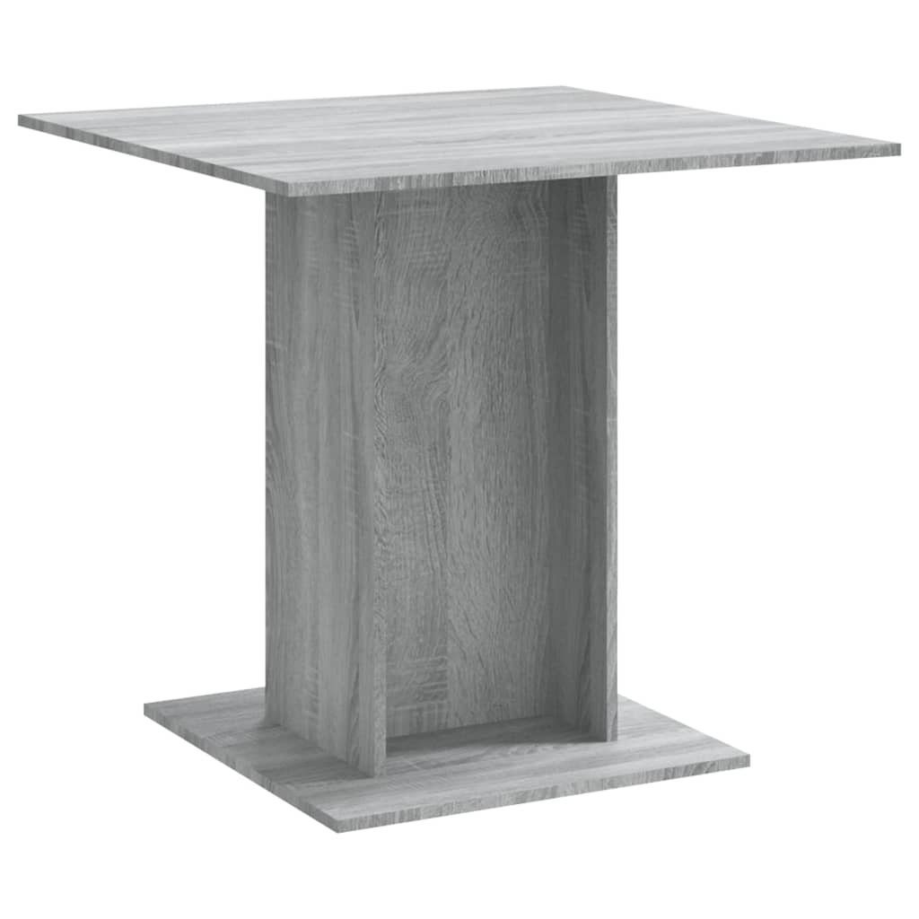 furnicato Esstisch Grau Sonoma 80x80x75 cm günstig online kaufen