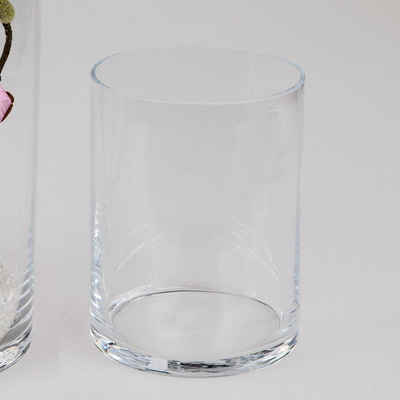formano Tischvase Kristallglas, Transparent H:20cm D:15cm Glas