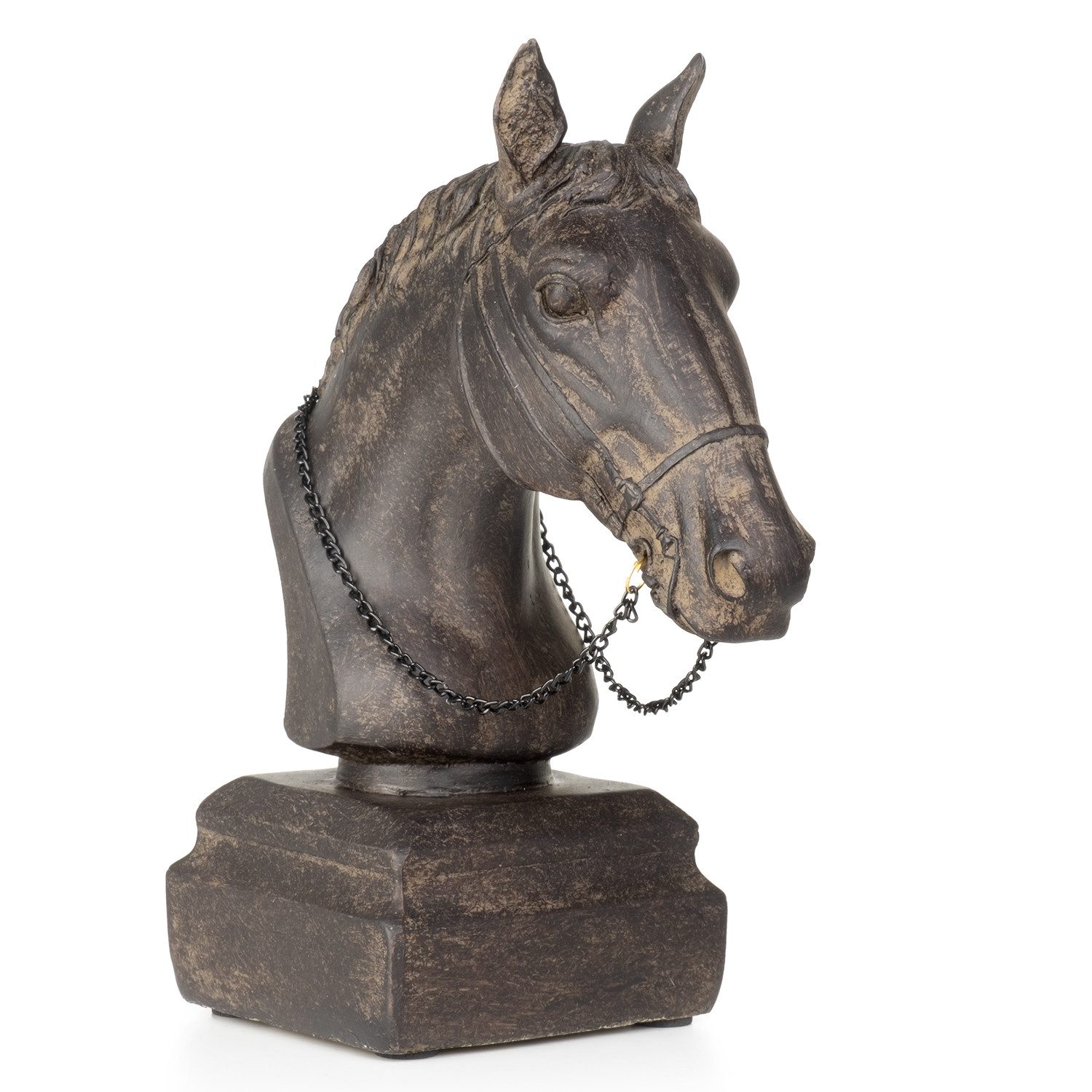 Moritz Dekofigur Deko-Figur Pferdekopf Skulptur Statue Büste aus Polyresin günstig online kaufen