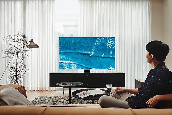 Samsung GQ85QN85BAT QLED-Fernseher (214 mit Matrix UHD) Ultra 4K,HDR Smart-TV, Neo Quantum Zoll, 4K Technologie Quantum cm/85 HD, 1500,Supreme