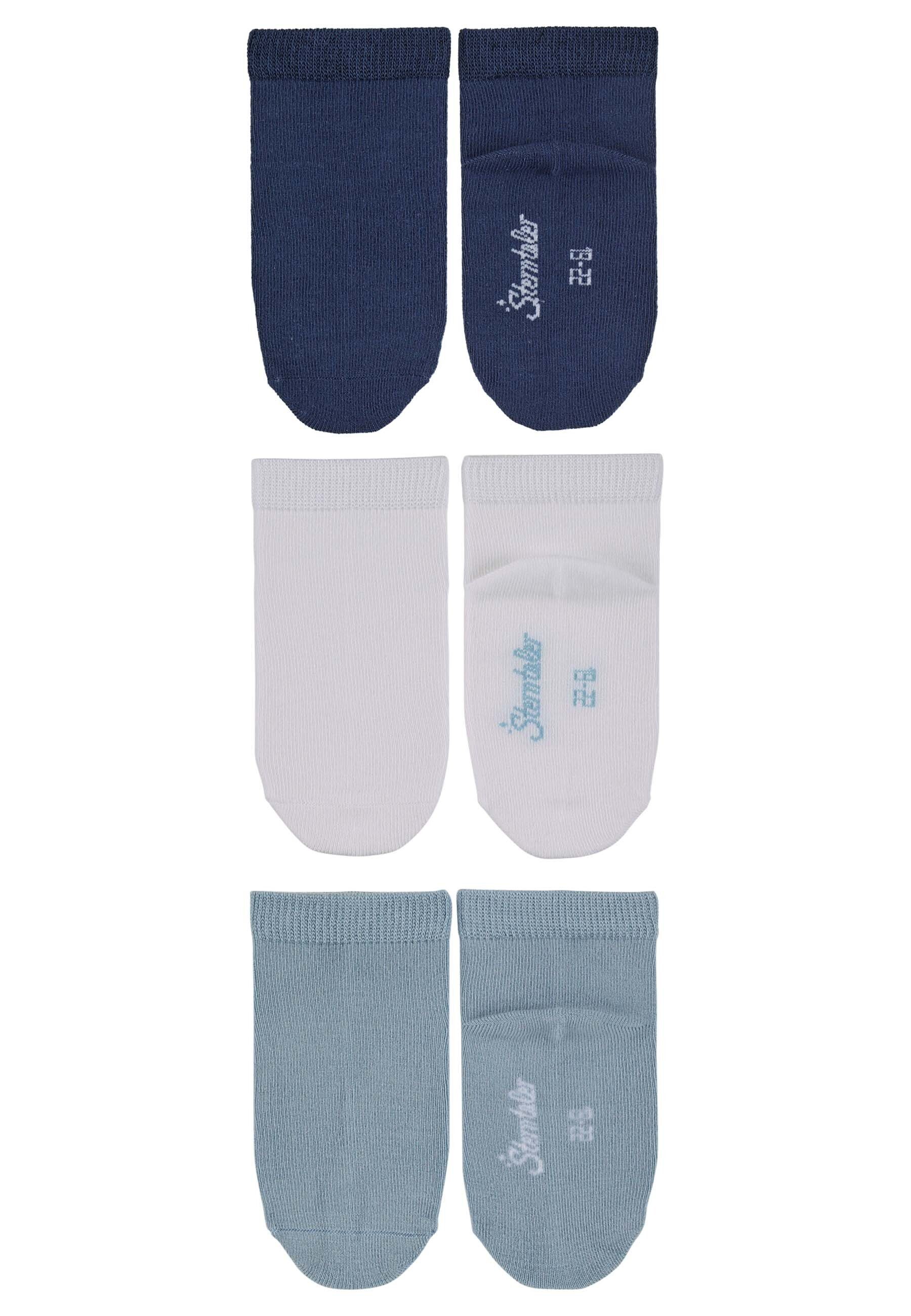 Sterntaler® Sneakersocken Sneaker-Söckchen uni, 3er-Pack (3-Paar) günstig online kaufen