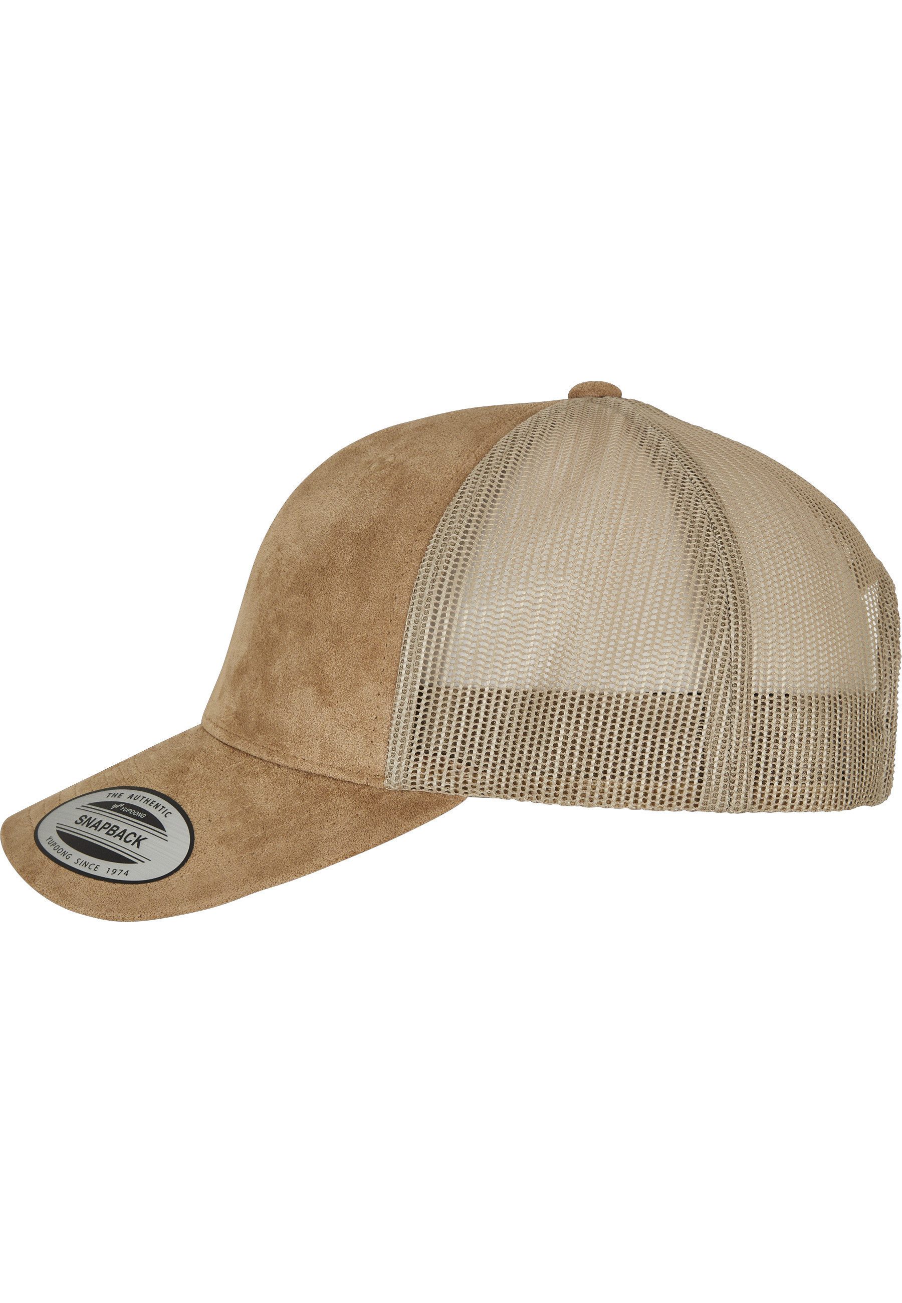 Flexfit Flex Cap Flexfit Accessoires Suede Leather Trucker Cap