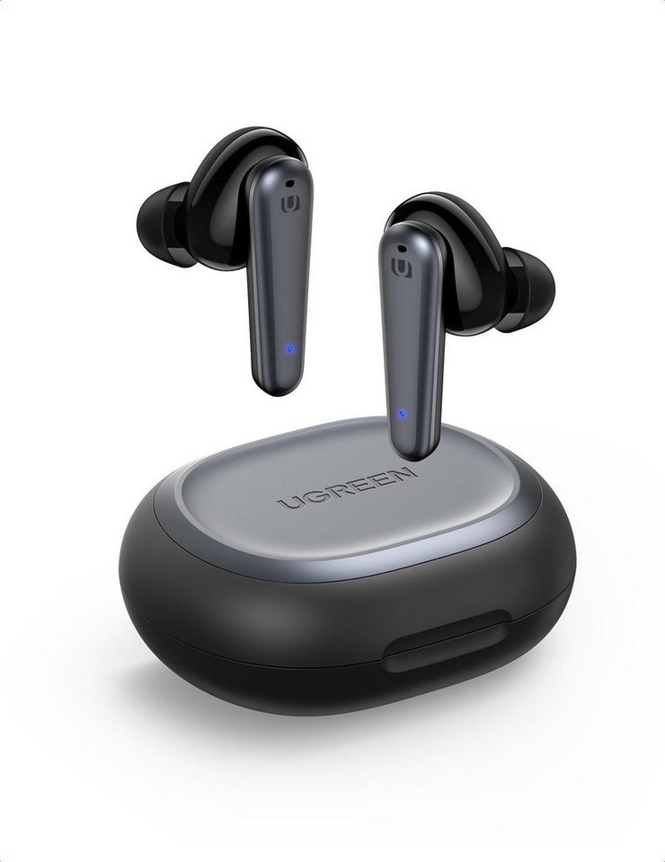 UGREEN HiTune T1 In-Ear Wireless Bluetooth TWS Ohrhörer Schwarz Bluetooth- Kopfhörer (Bluetooth, Touch Control, Bluetooth, Ergonomische Form, TWS,  integrierte 4 MEMS-Mikrofone)