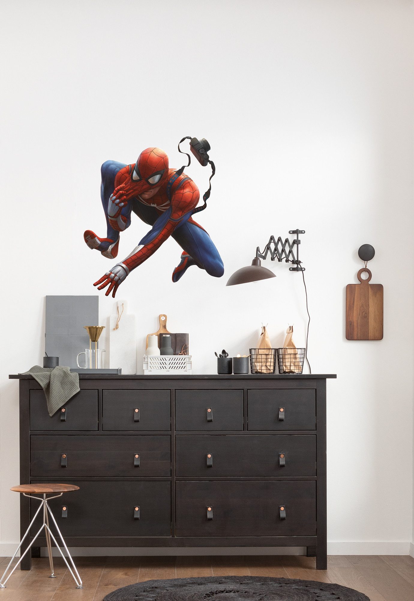Komar Wandtattoo Marvel Spider-Man Camera (1 St), Künstler: Disney, 50 x 70 cm (Breite x Höhe) - Kinderzimmer, Wandsticker