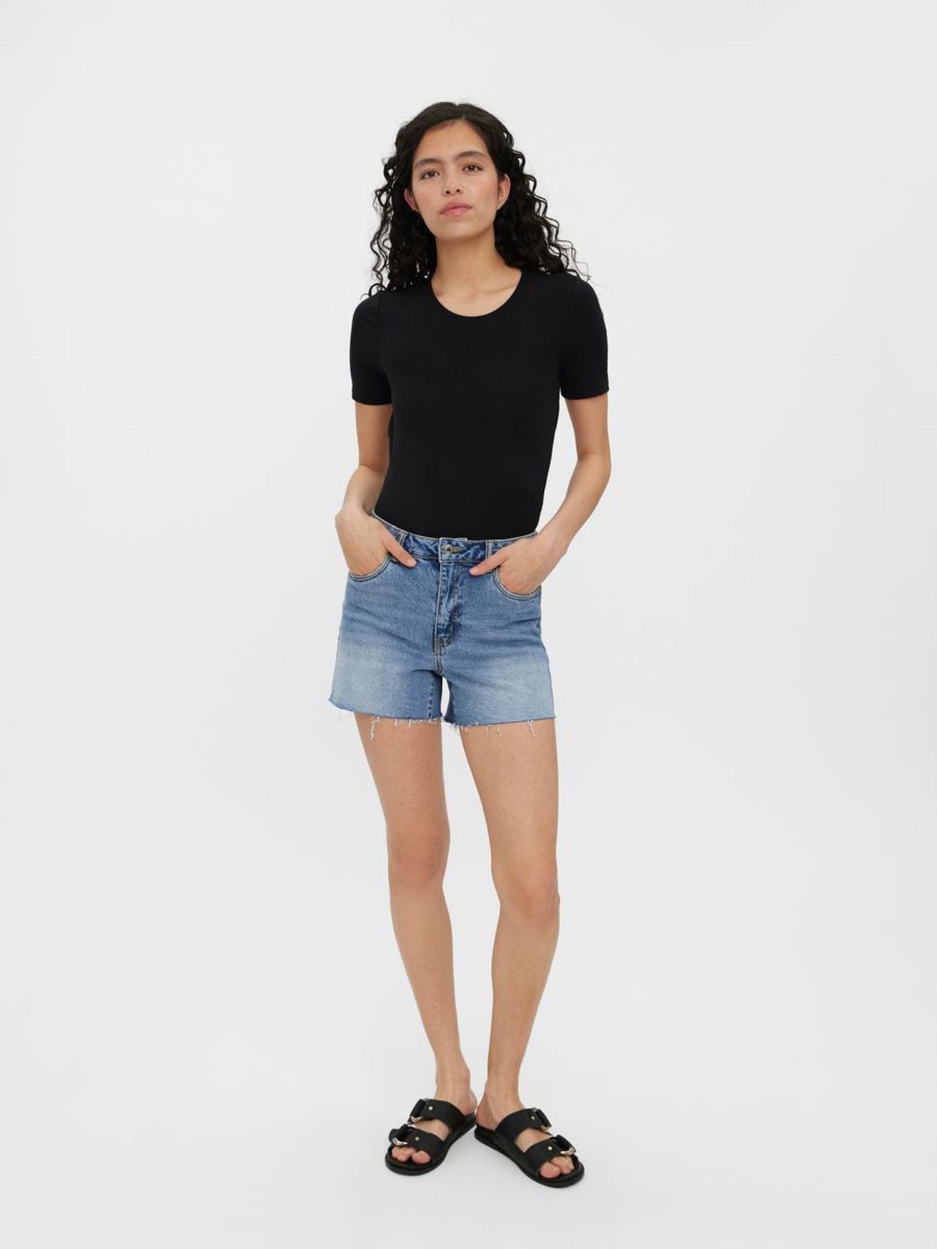 Vero Moda Jeansshorts (1-tlg) VMBRENDA HR günstig online kaufen