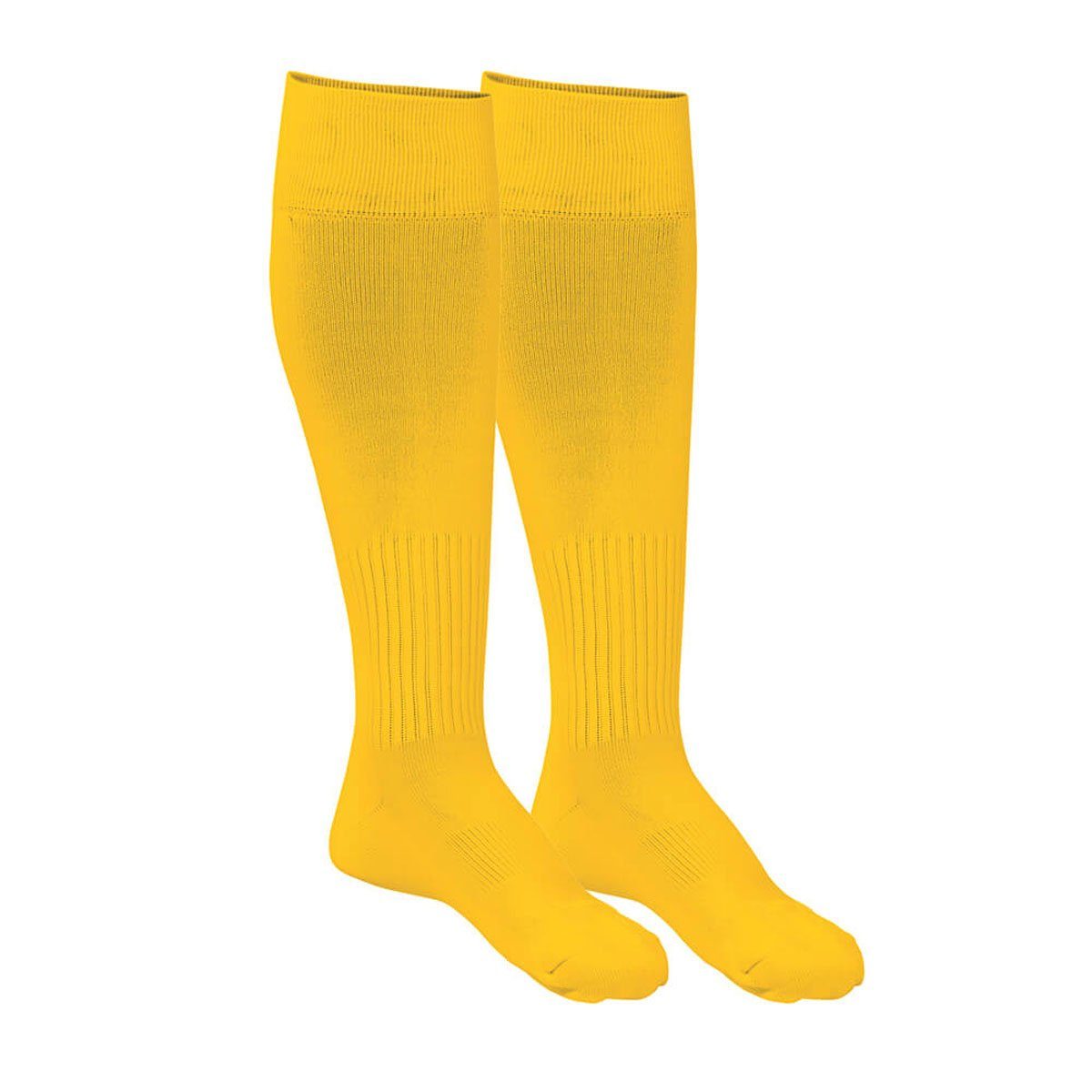 Geco Sportswear Fußball Strumpfstutzen Passform CALIMA Stutzenstrümpfe mit perfekter Stutzenstrümpfe strapazierfähig gelb