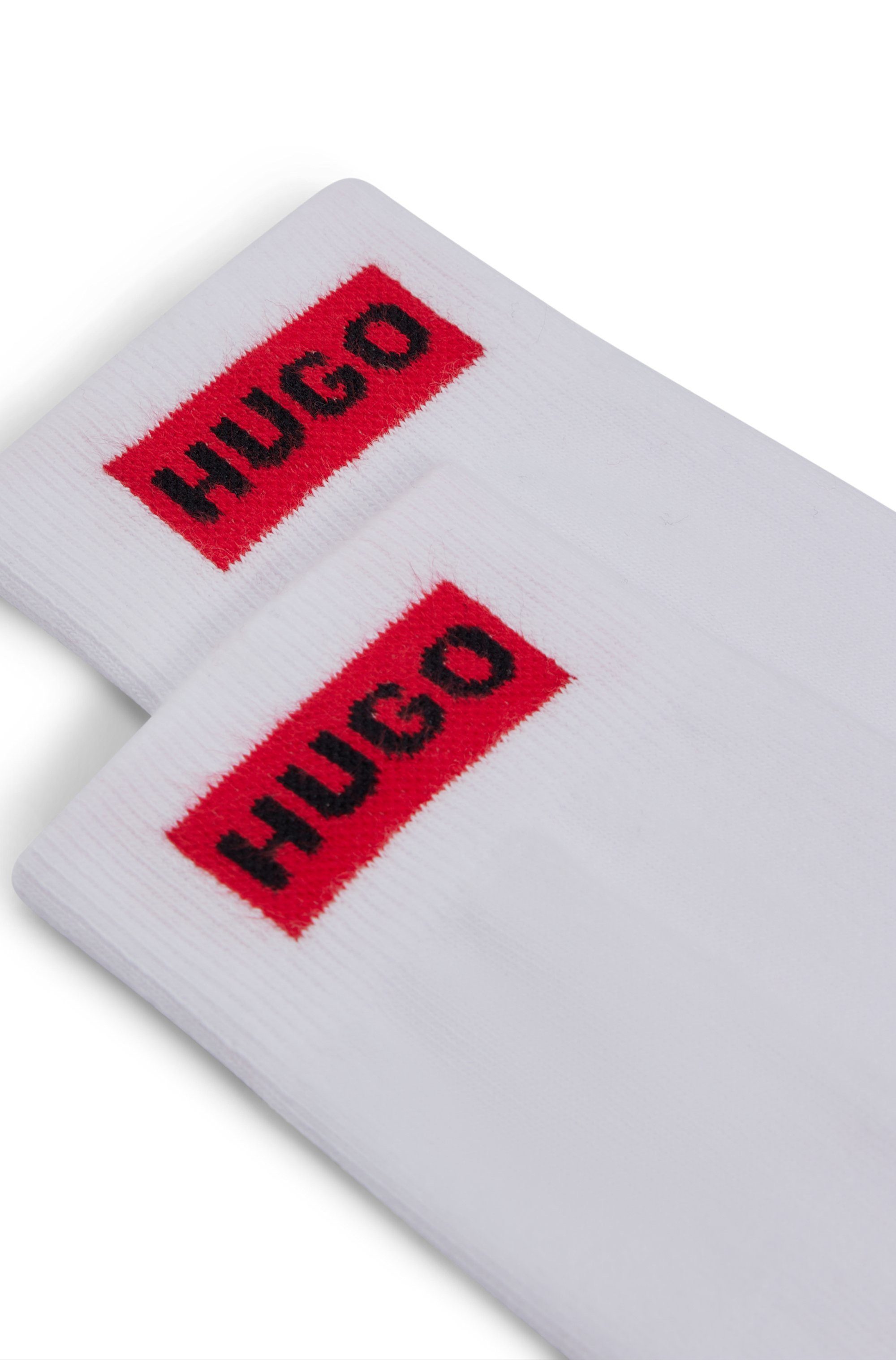 HUGO Businesssocken 2P RS LABEL CC W (Packung, 2-Paar, 2er) mit eingesticktem Markenlabel – Bild 4 von 5