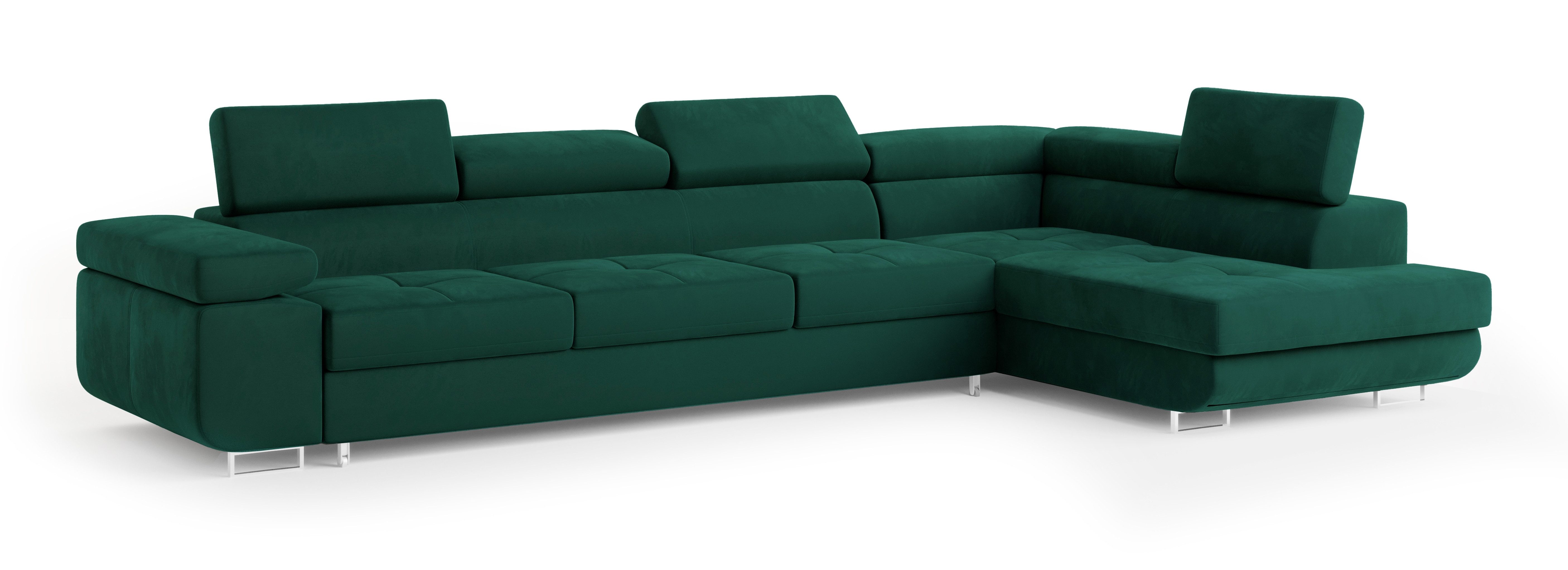 Masseno Ecksofa VICENTE mit Schlaffunktion L-Form, günstig online kaufen