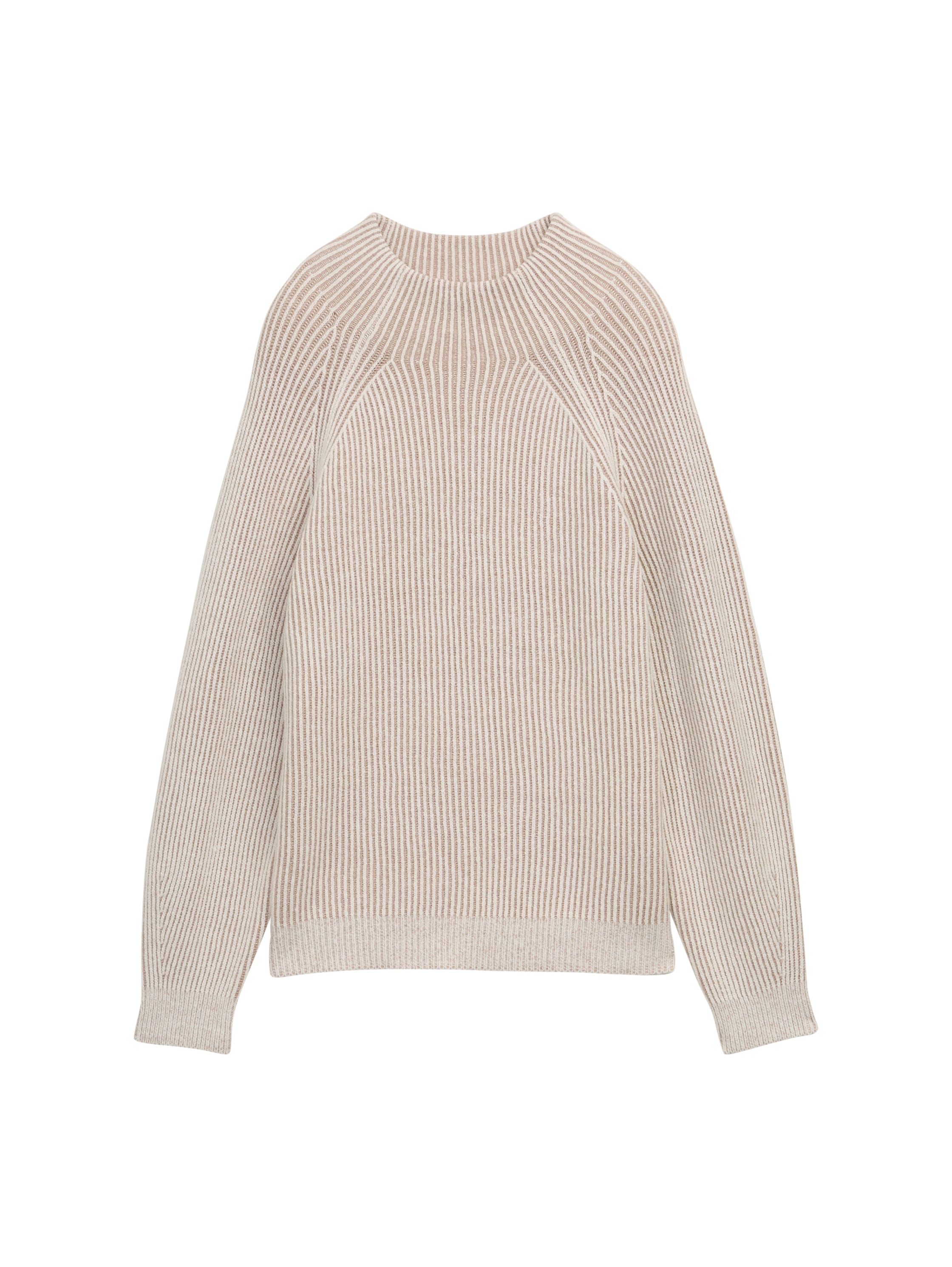 TOM TAILOR Strickpullover mit Rippstruktur