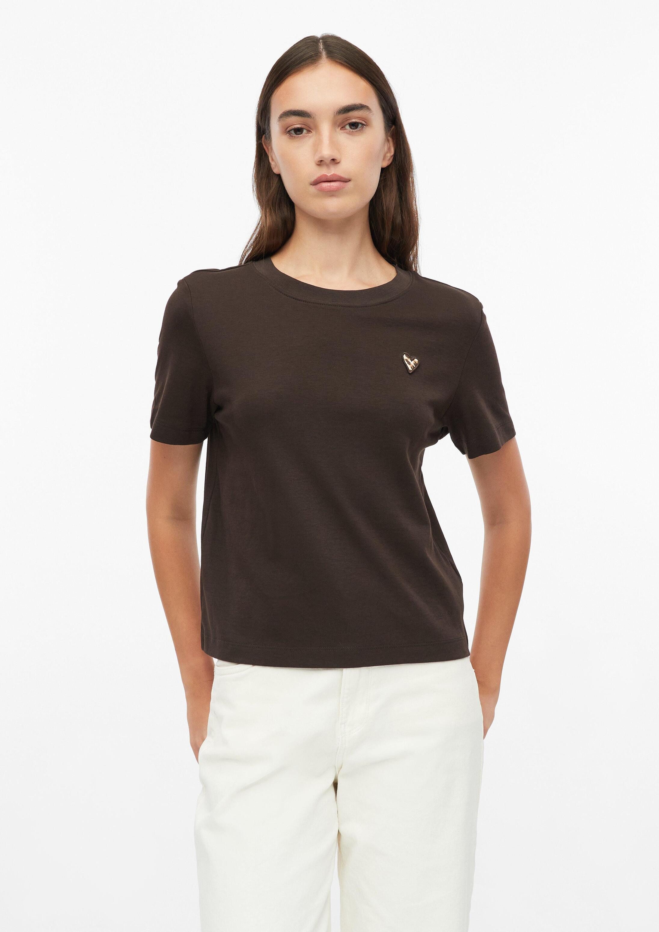 s.Oliver Kurzarmshirt T-Shirt T-Shirt mit Leo-Herz