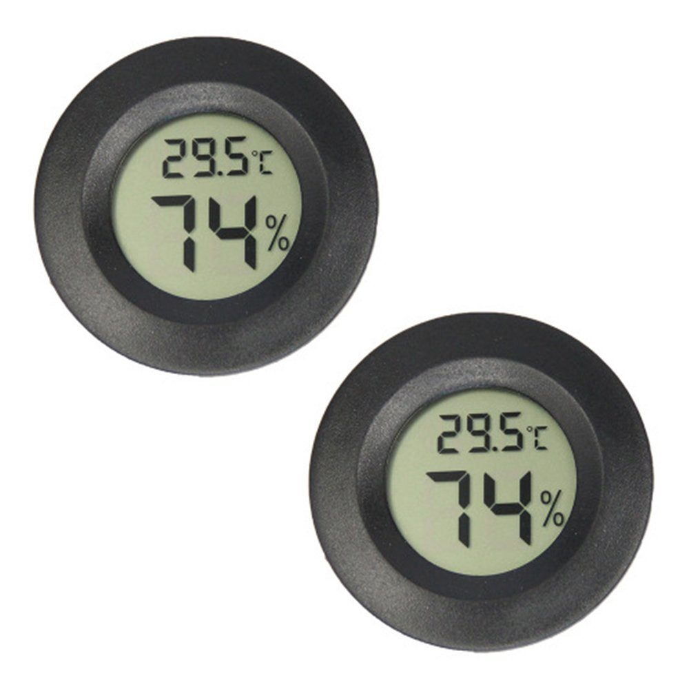 GelldG Raumthermometer LCD Digital Mini Thermometer Hygrometer