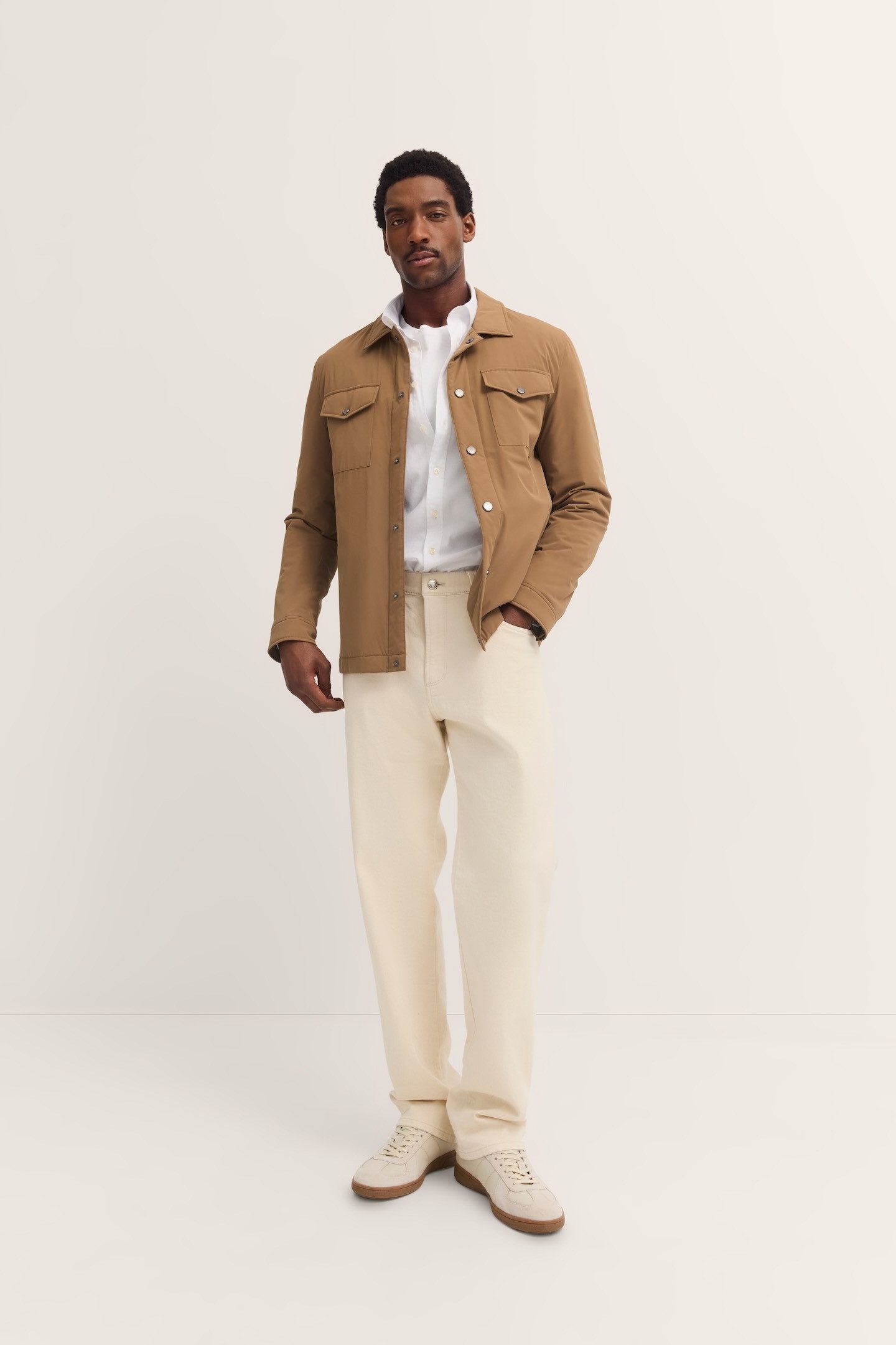 bugatti Kurzjacke Regular Fit mit Flexcity Stretch & Druckknöpfen