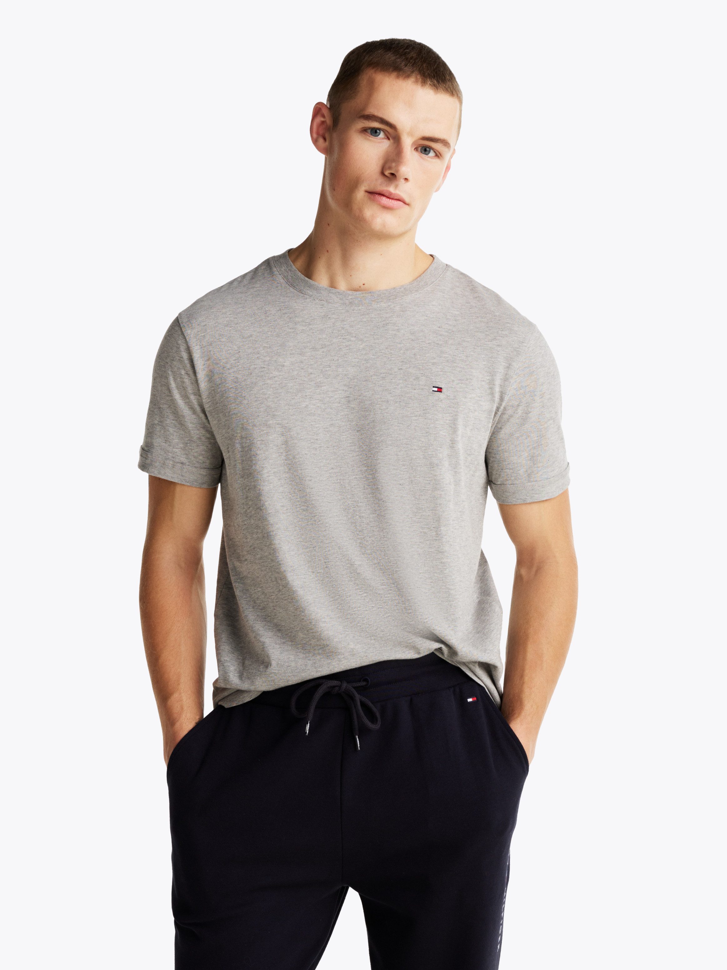 Tommy Hilfiger Underwear T-Shirt mit Logo-Stickerei günstig online kaufen