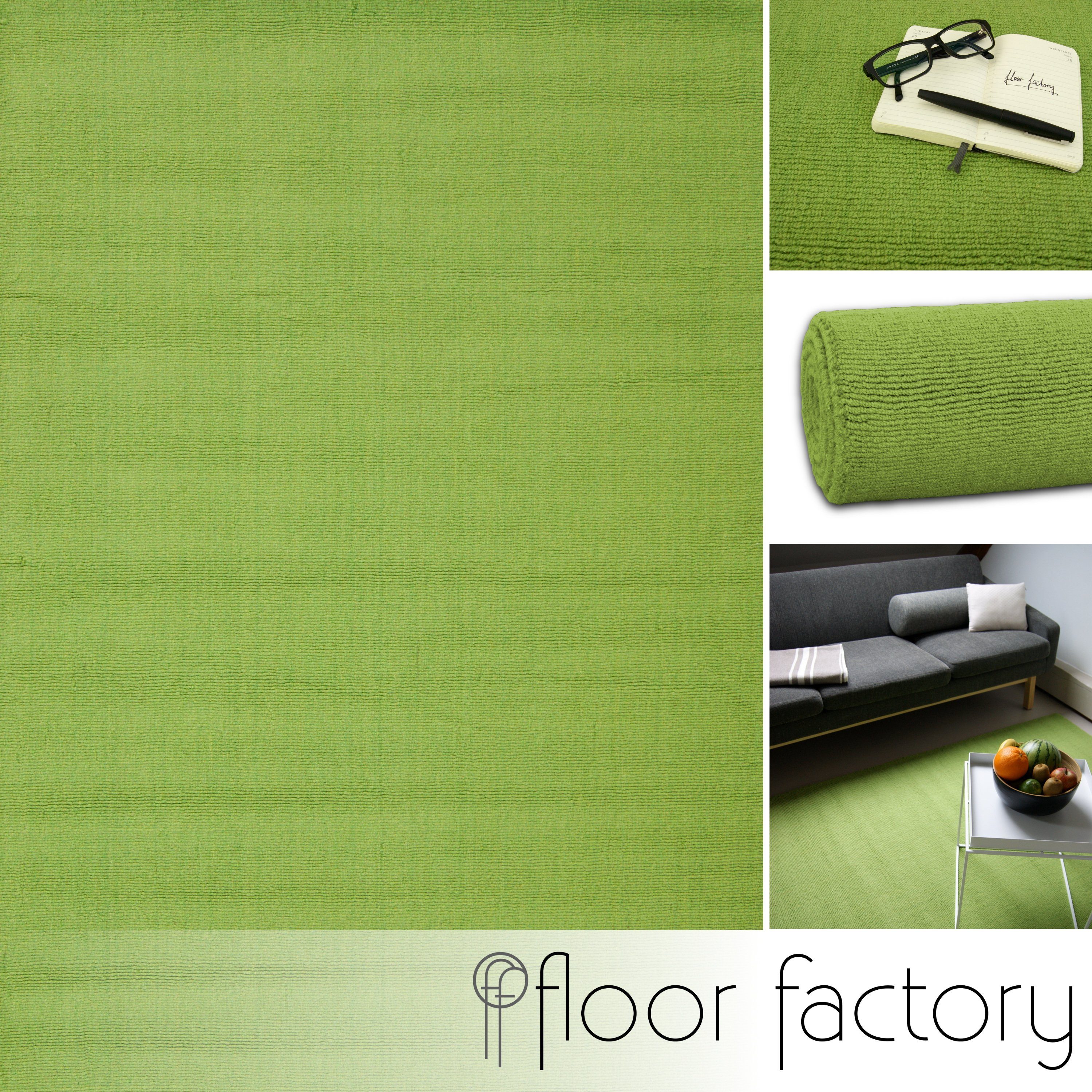 floor factory Wollteppich Loft, quadratisch, Höhe: 13 mm, 100% Schurwolle
