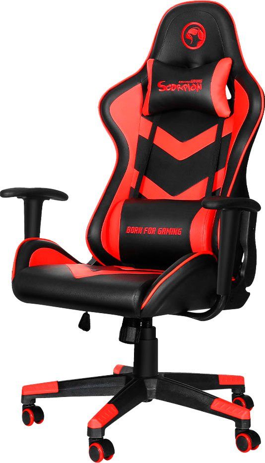 MARVO Gaming-Stuhl CH-106 - ergonomisch, höhenverstellbar, Schreibtischstuh günstig online kaufen