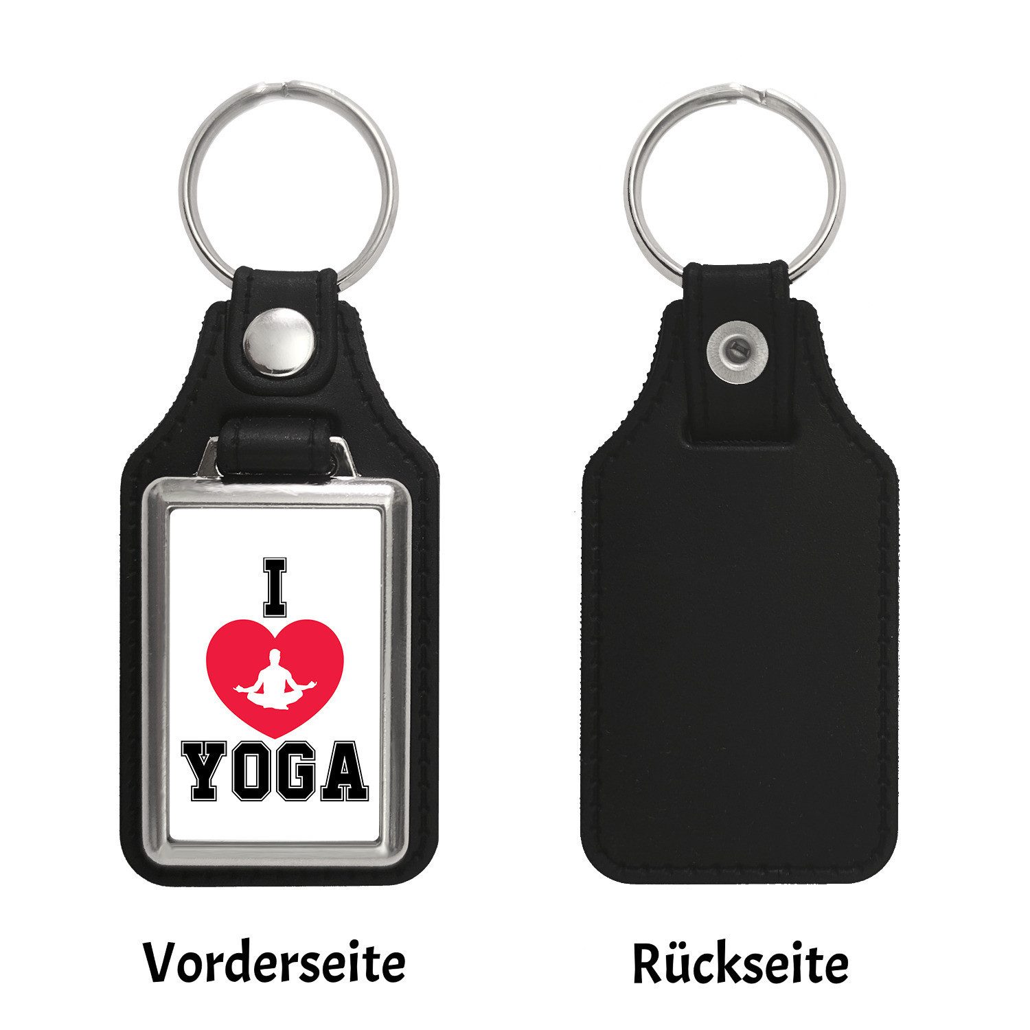 speecheese Schlüsselanhänger I love Yoga Schlüsselanhänger günstig online kaufen