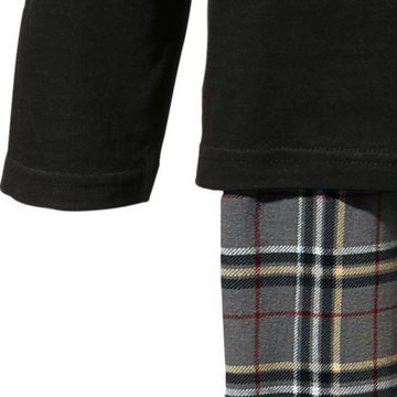 Erwin Müller Pyjama Kinder-Schlafanzug (2 tlg) Single-Jersey Karo