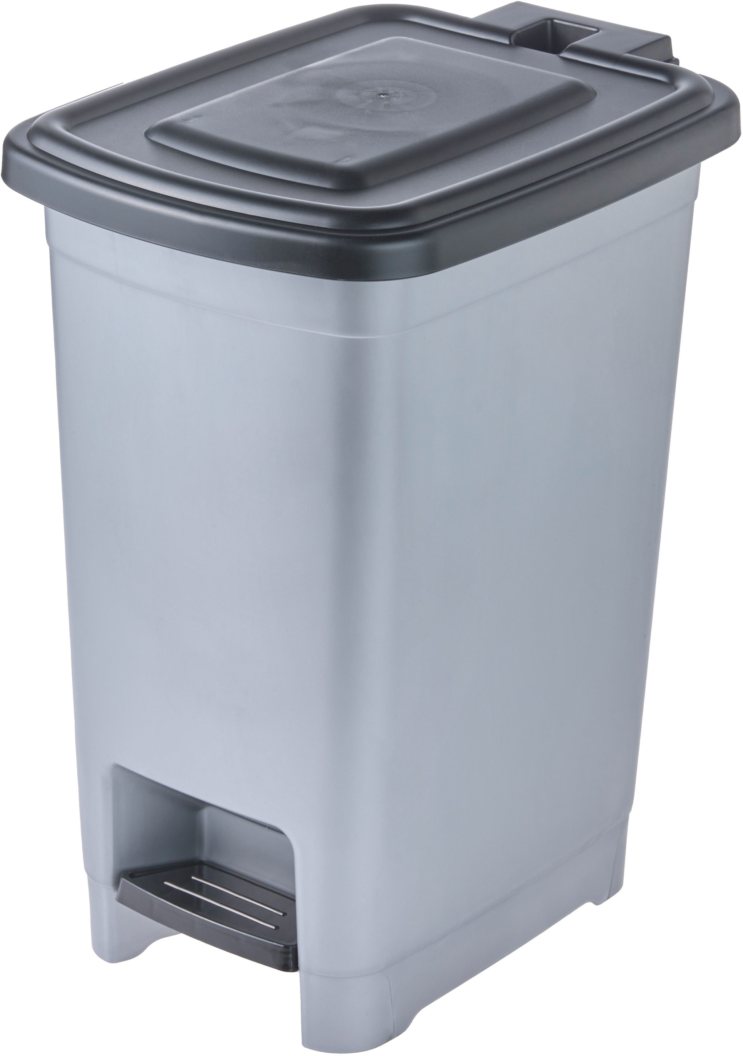 keeeper Mülleimer olaf, leicht zu reinigen, komfortables Öffnen und Спрятать mit Tretpedal
