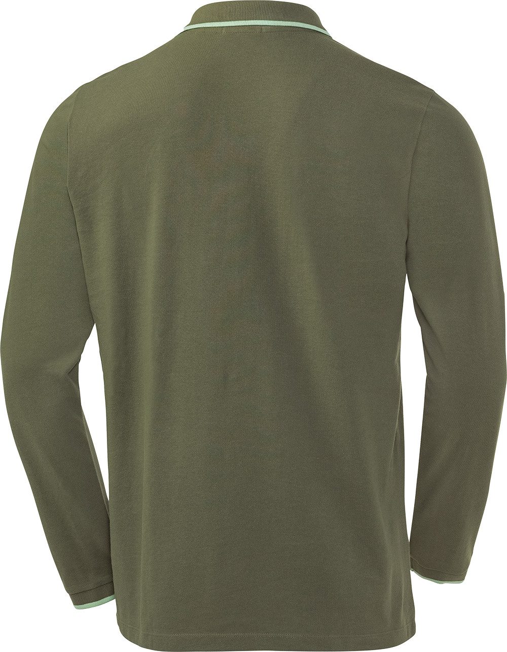 Chiemsee Langarm-Poloshirt aus formstabilem Baumwoll-Piqué