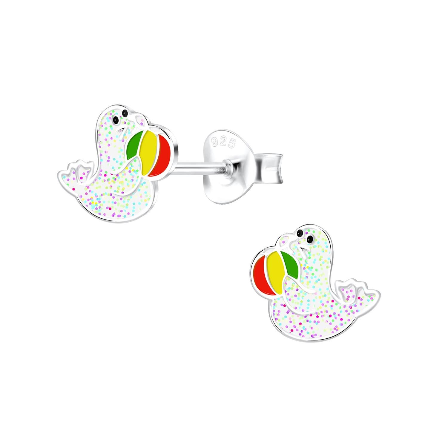 Ohrring-Set Seelöwen Kinder Ohrringe 925 Silber