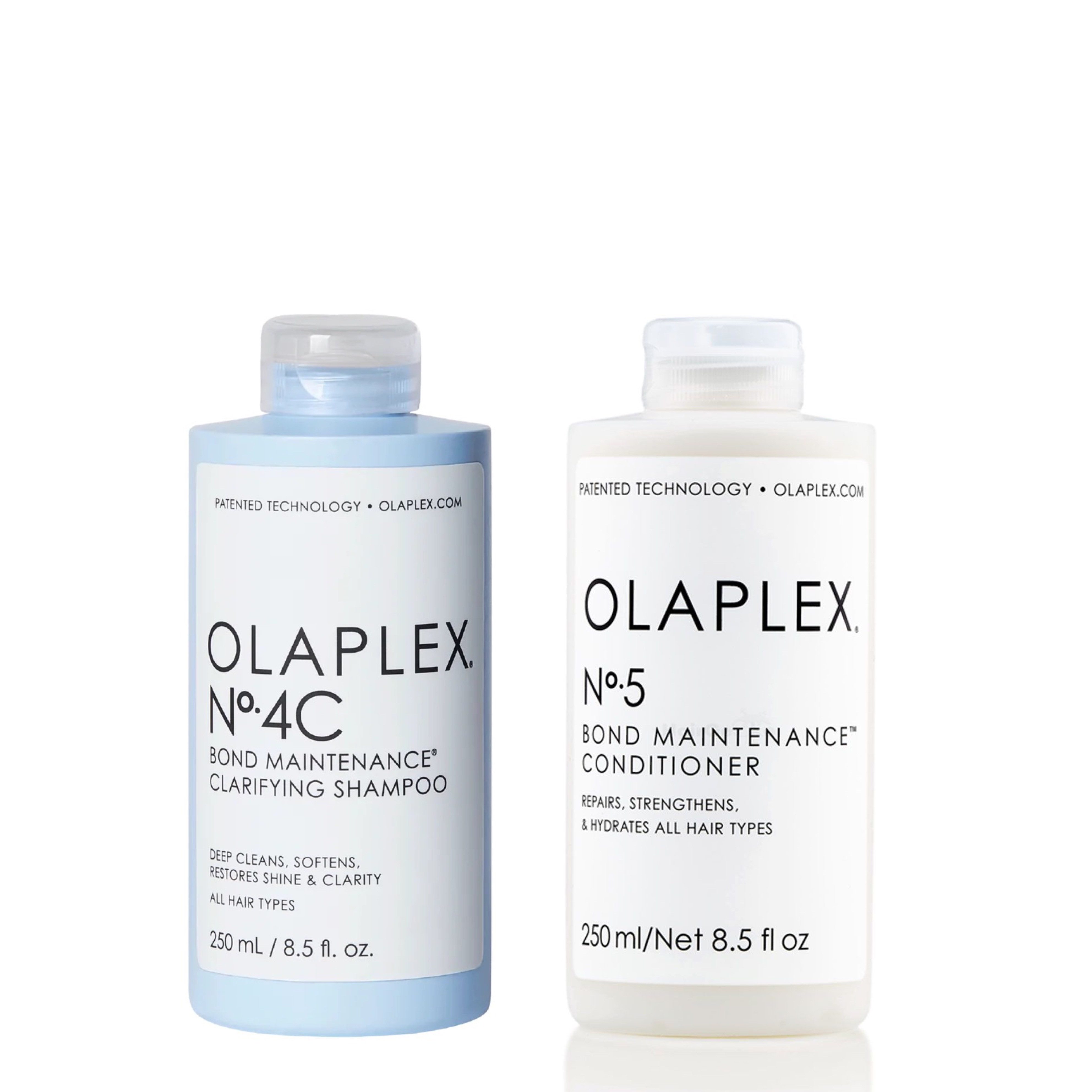 Olaplex Haarpflege-Set Cleansing Duo - No. 4C + No. 5, 2-tlg., Tiefenreinigung und intensive Pflege für gesund aussehendes Haar