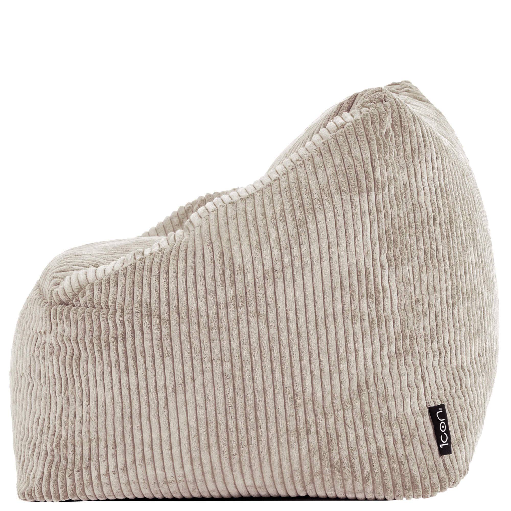 icon Sitzsack Kinder aus Cord Flauschig „Natalia“, 55x44cm, Made in Germany, für Kinderzimmer – Bild 5 von 5