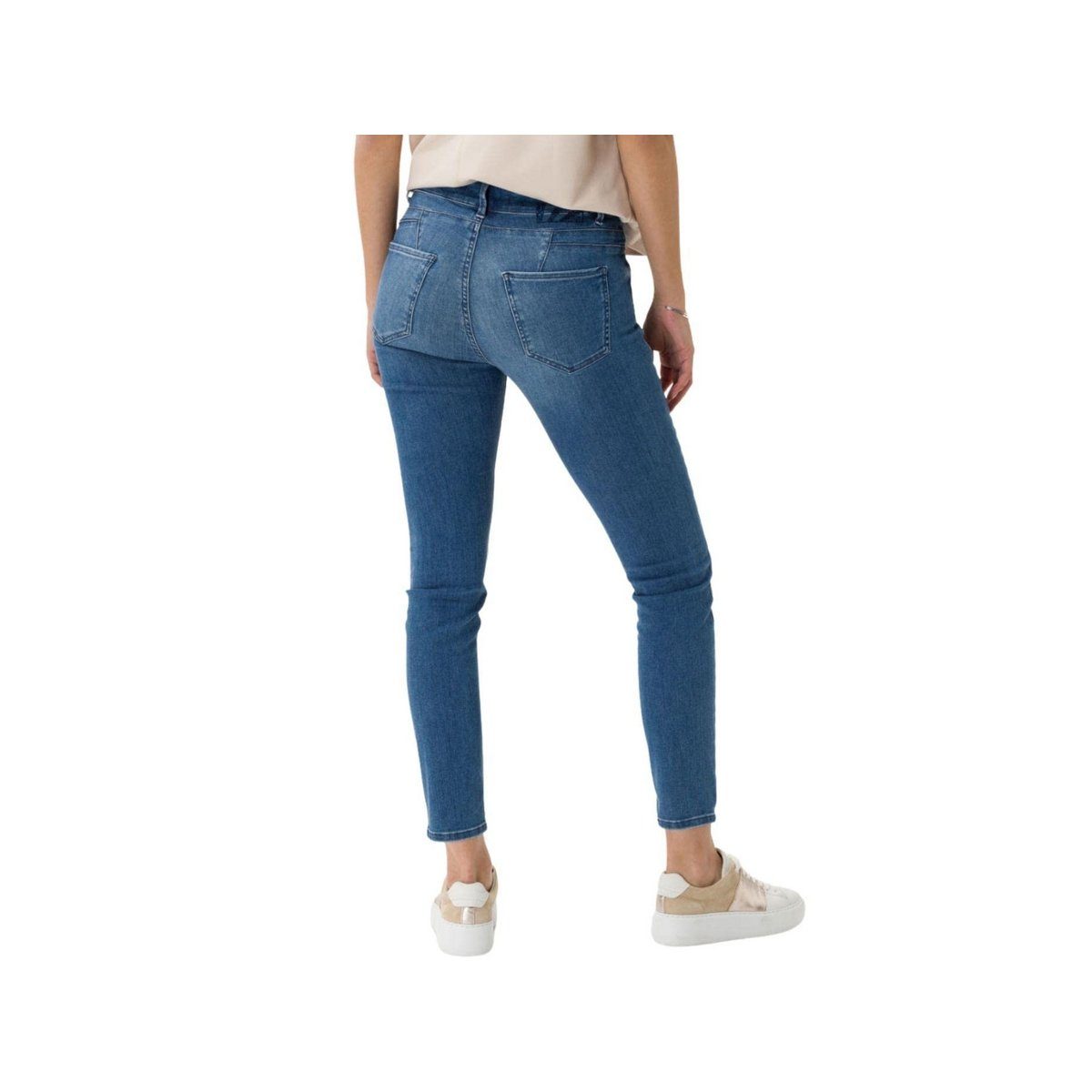 (1-tlg) 5-Pocket-Jeans uni used Brax blue water