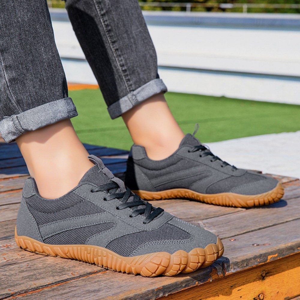 HUSK'SWARE Barfußschuh (Unisex Barfußschuhe für Paare, breite Zehenbox, leichte Freizeitschuhe, Unisex Barfußschuhe für Paare, breite Zehenbox, leichte Freizeitschuhe) rutschfeste Wanderschuhe, Fitnessschuhe für Alltag und Outdoor