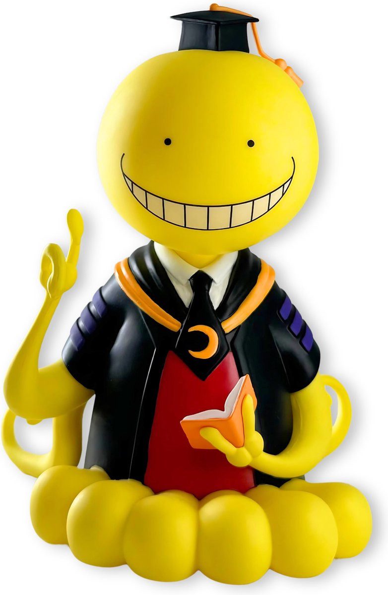Assassination Classroom Spardose Koro Sensei Sparschwein Gelb, (1-tlg), eckig, 13x16,5x19 cm, CE-Kennzeichnung sichtbar