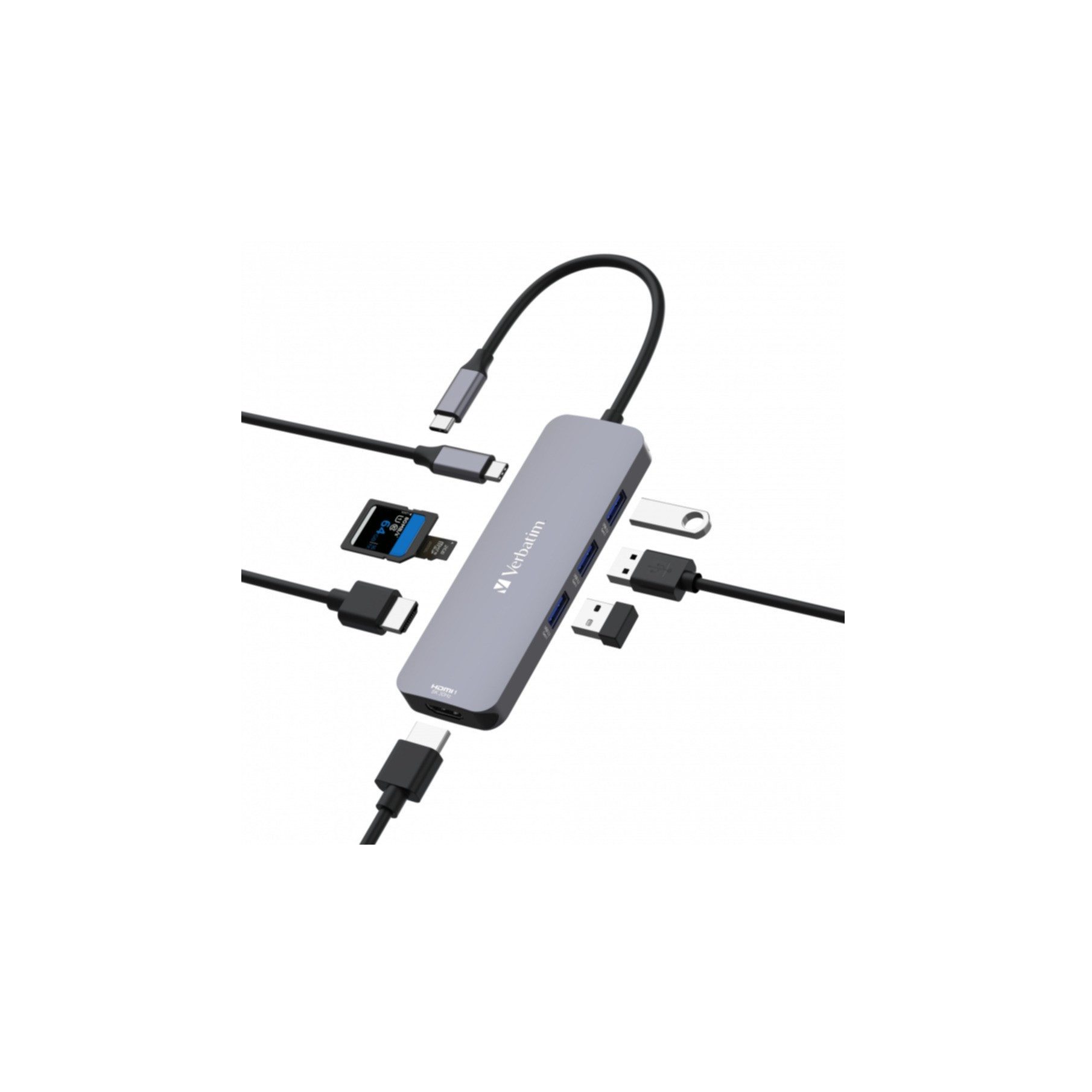 Verbatim CMH-08 USB-Adapter