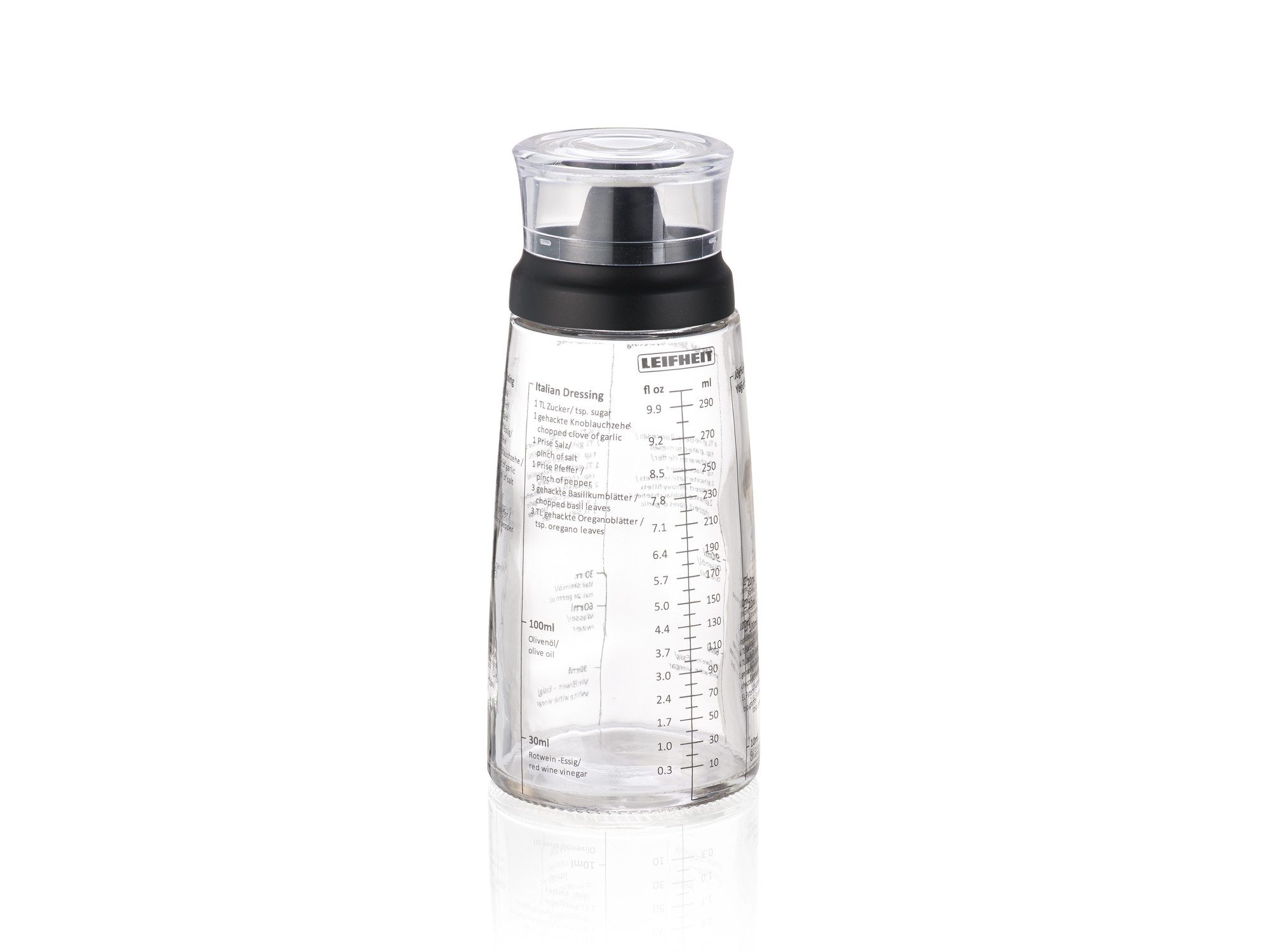 Leifheit Salatschleuder Salat Dressing-Shaker, (1-tlg)