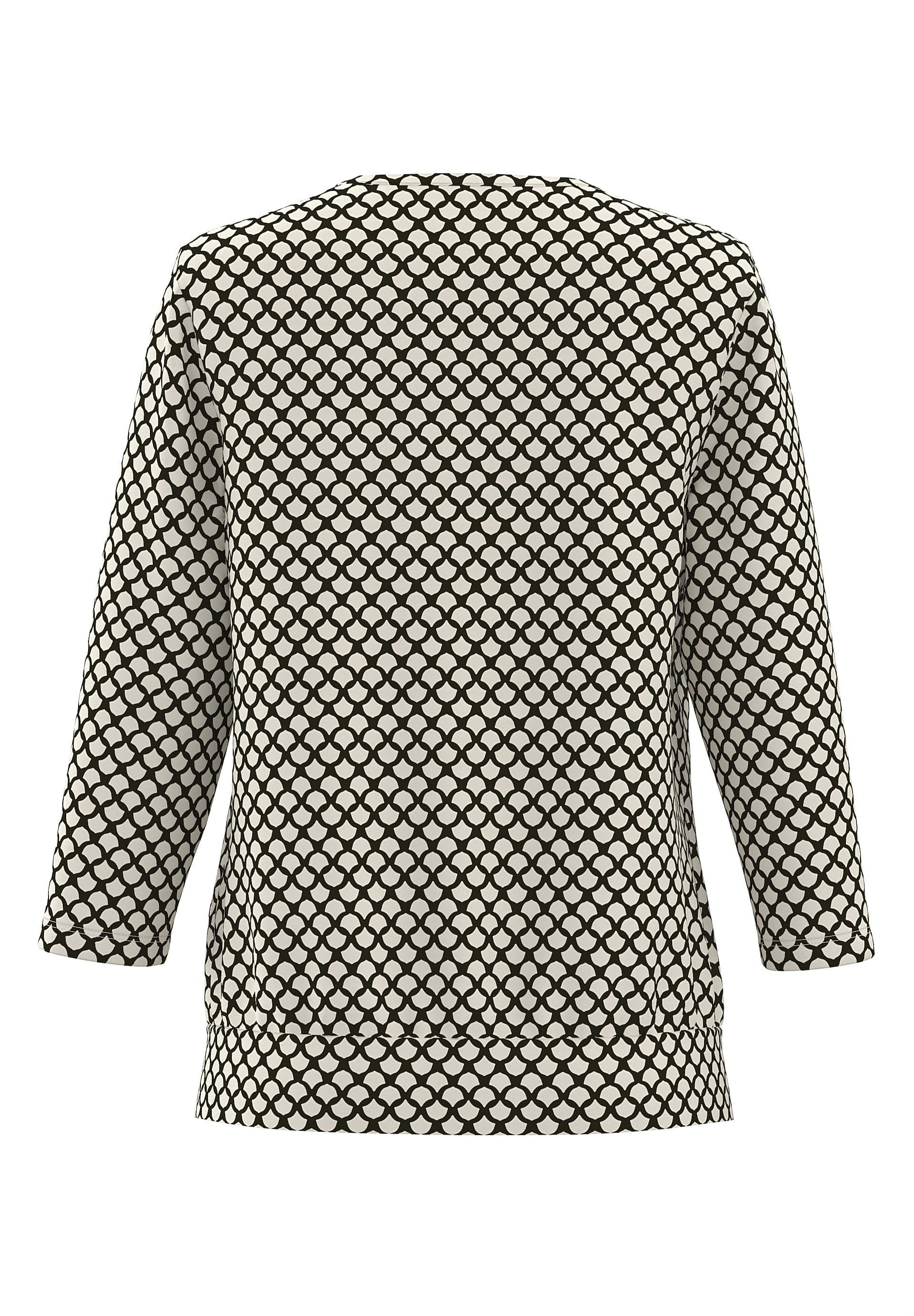 FRANK WALDER Blusenshirt faltenpartie