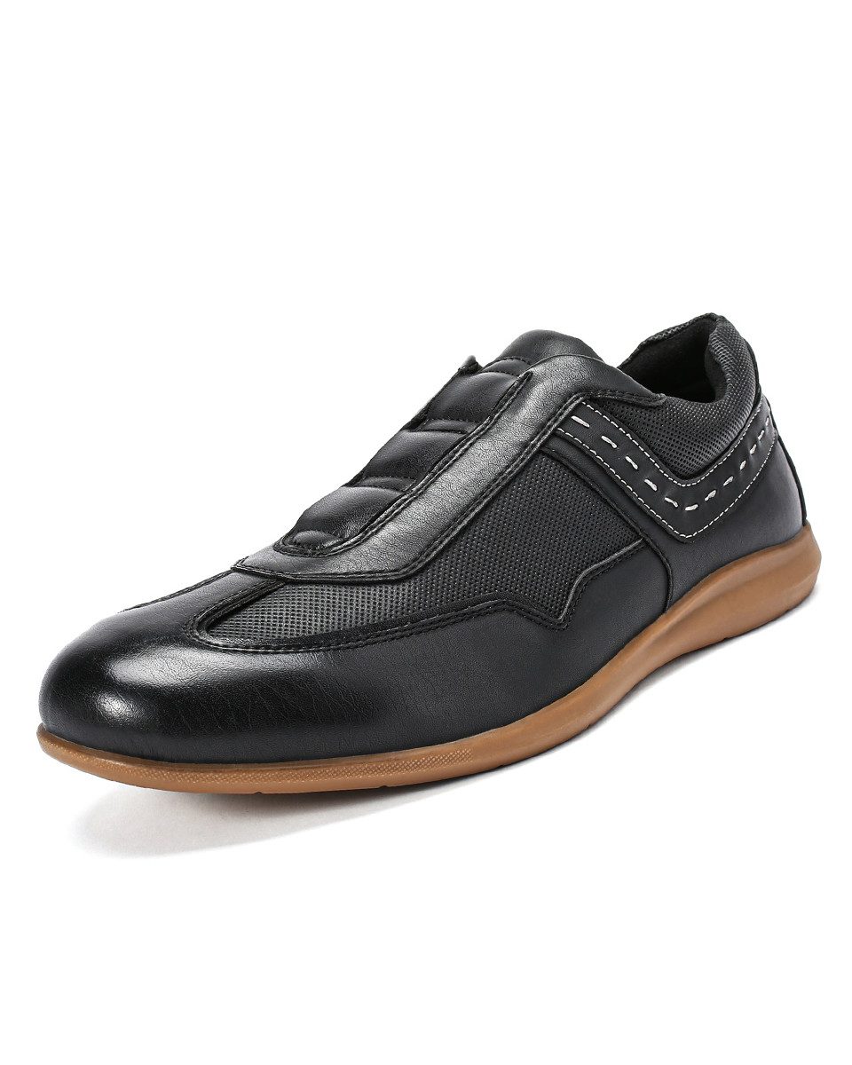 Allthemen Slip-On Sneaker Bequeme Herren Schlupfschuh im Vintage Freizeit Slip-On Sneaker