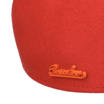 Borsalino Flat Cap (1-St) Flatcap mit Schirm, Made in Italy