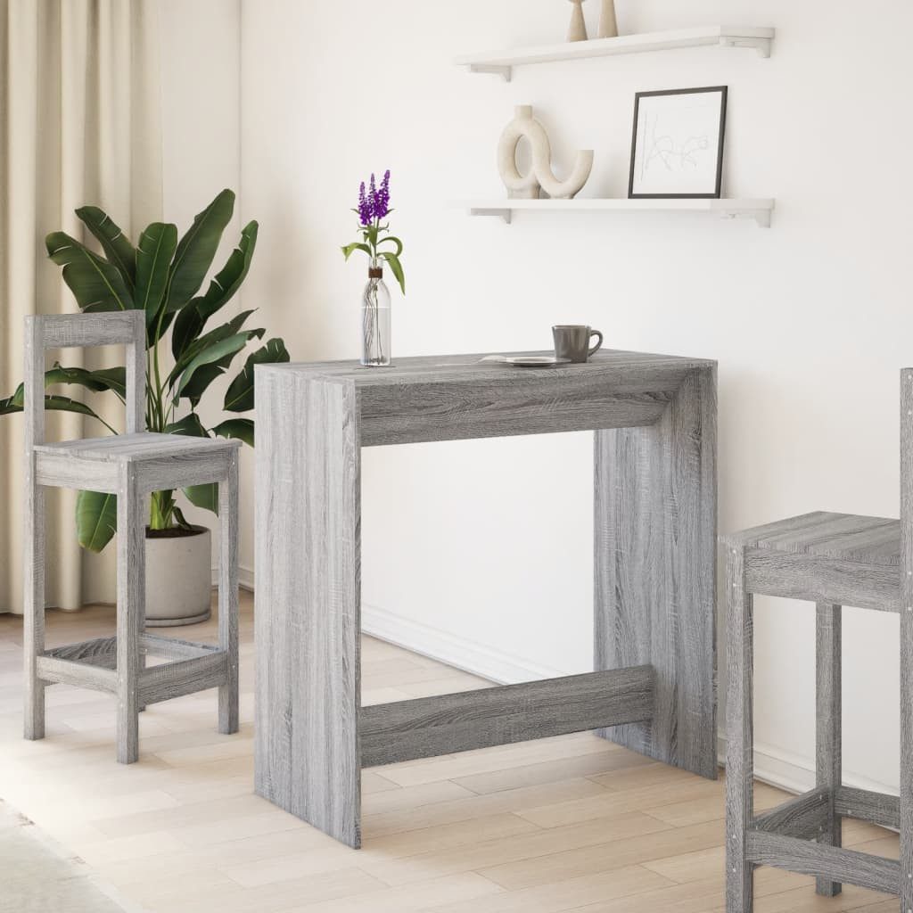 vidaXL Esstisch Bartisch Grau Sonoma 102x50x103,5 günstig online kaufen