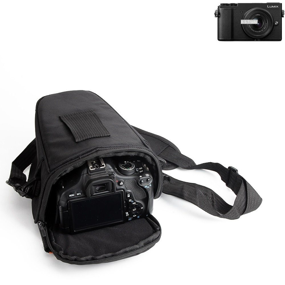 K-S-Trade Kameratasche für Panasonic Lumix DC-GX9, Kameratasche Fototasche  Schultertasche Umhängetasche Colt