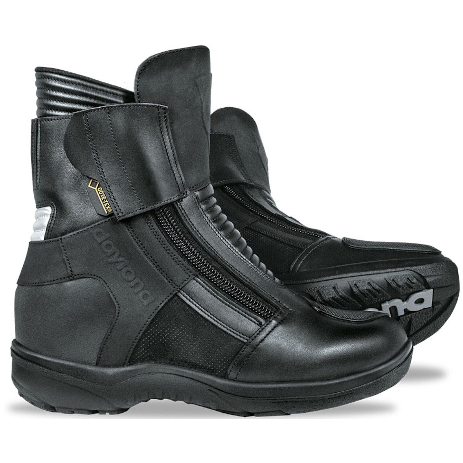 Daytona Corp Stiefel Daytona Max Sports GTX Motorradstiefel Schwarz 43 Motorradstiefel (Packung, Antistatische und Öl- und Benzinfeste Sohle) motorradstiefel für herren