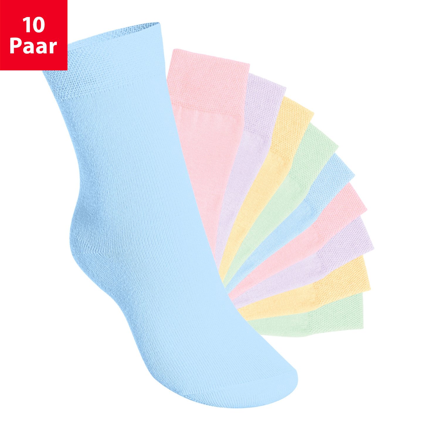 Footstar Basicsocken EVERYDAY! 10 Paar Kinder Socken für Jungen & Mädchen
